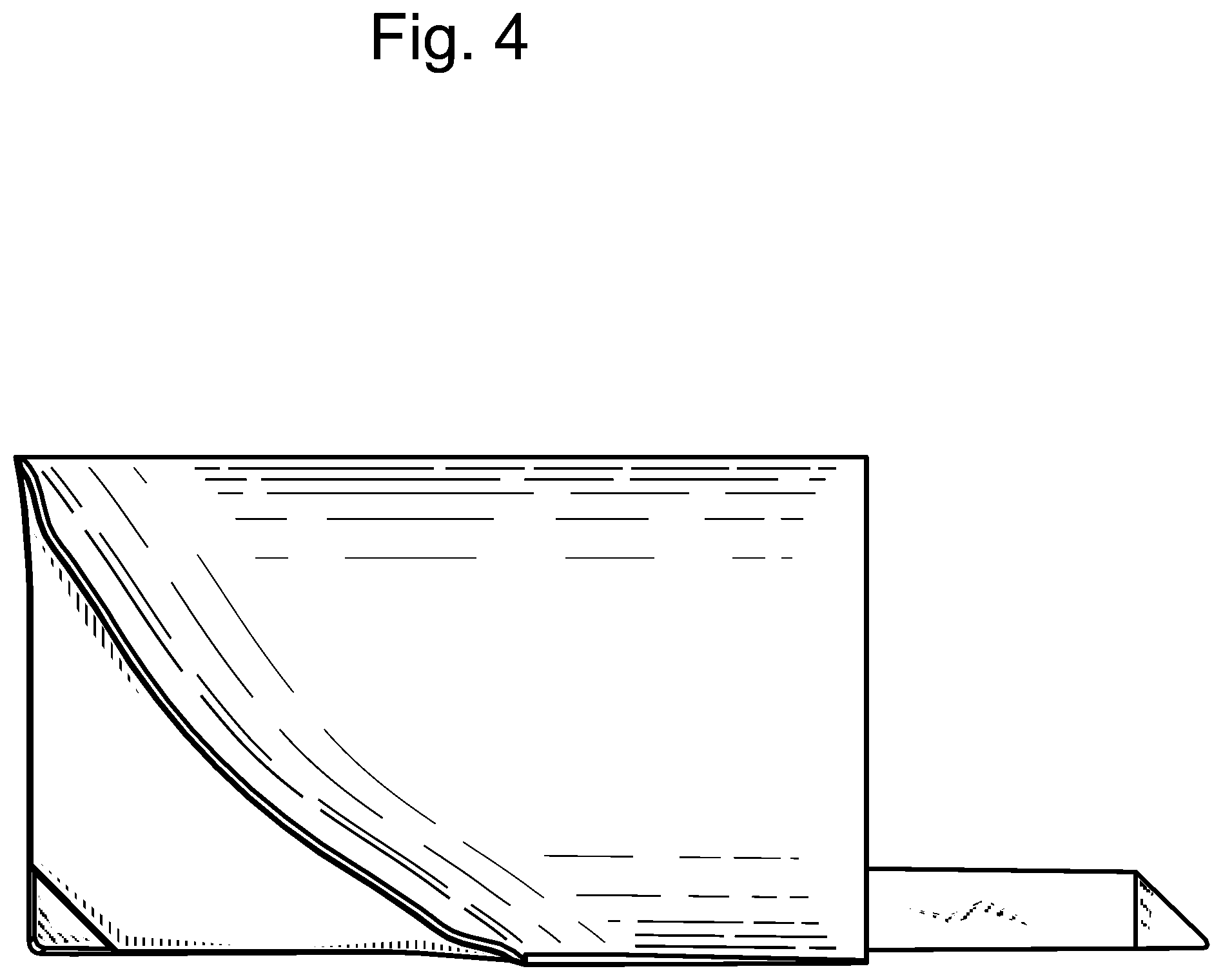 Patent USD1045138 Figure 4 – Inside corner trim piece