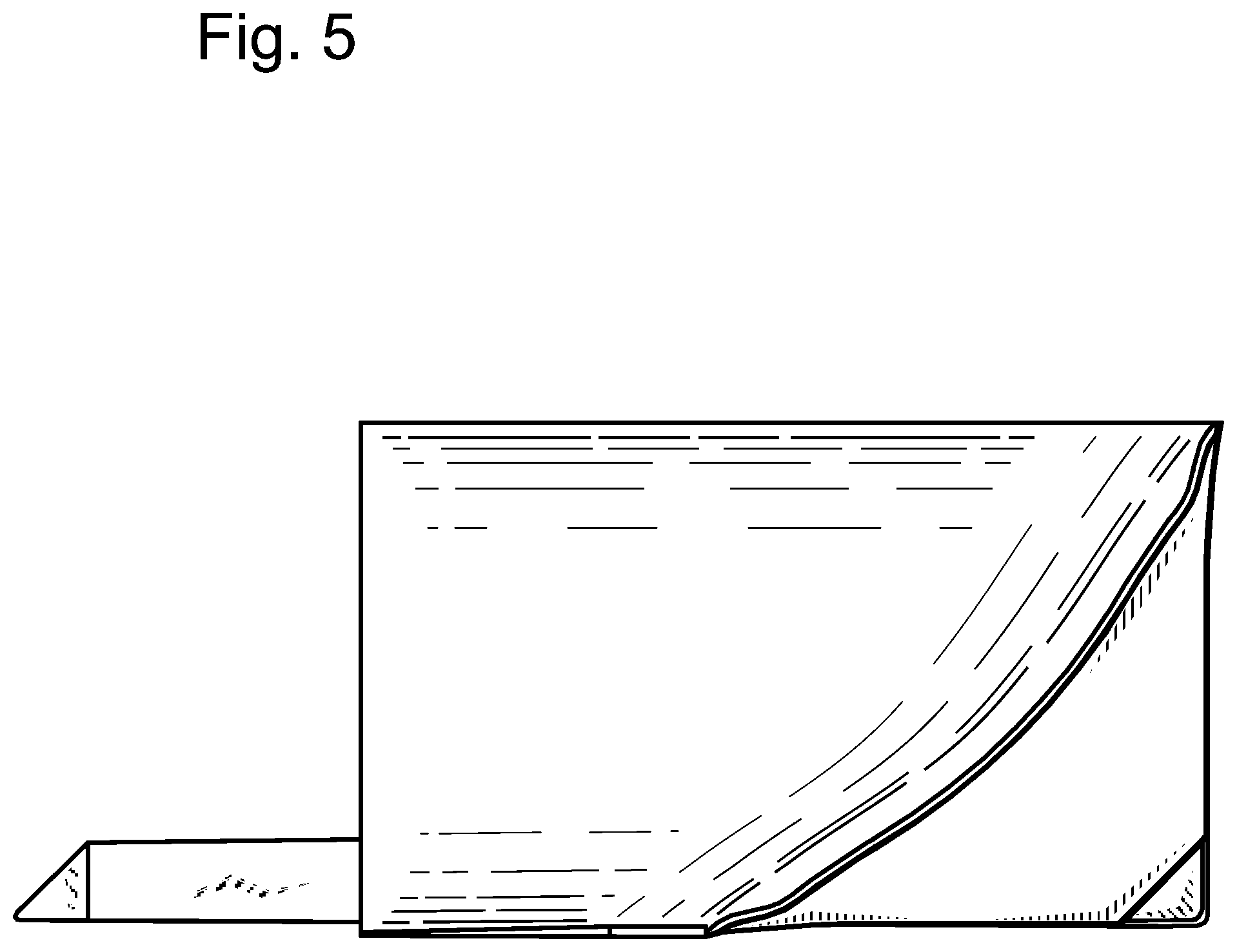 Patent USD1045138 Figure 5 – Inside corner trim piece