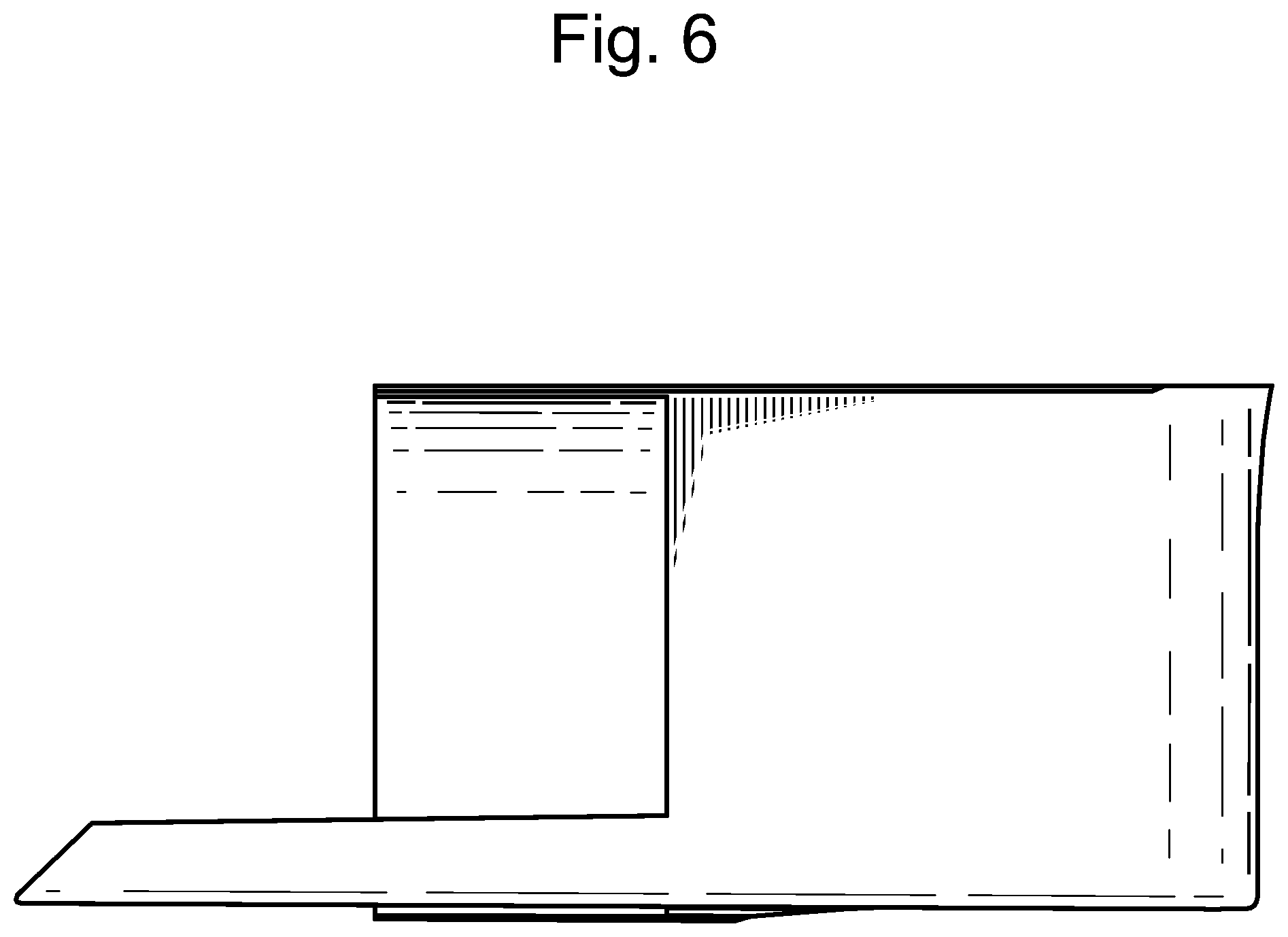 Patent USD1045138 Figure 6 – Inside corner trim piece