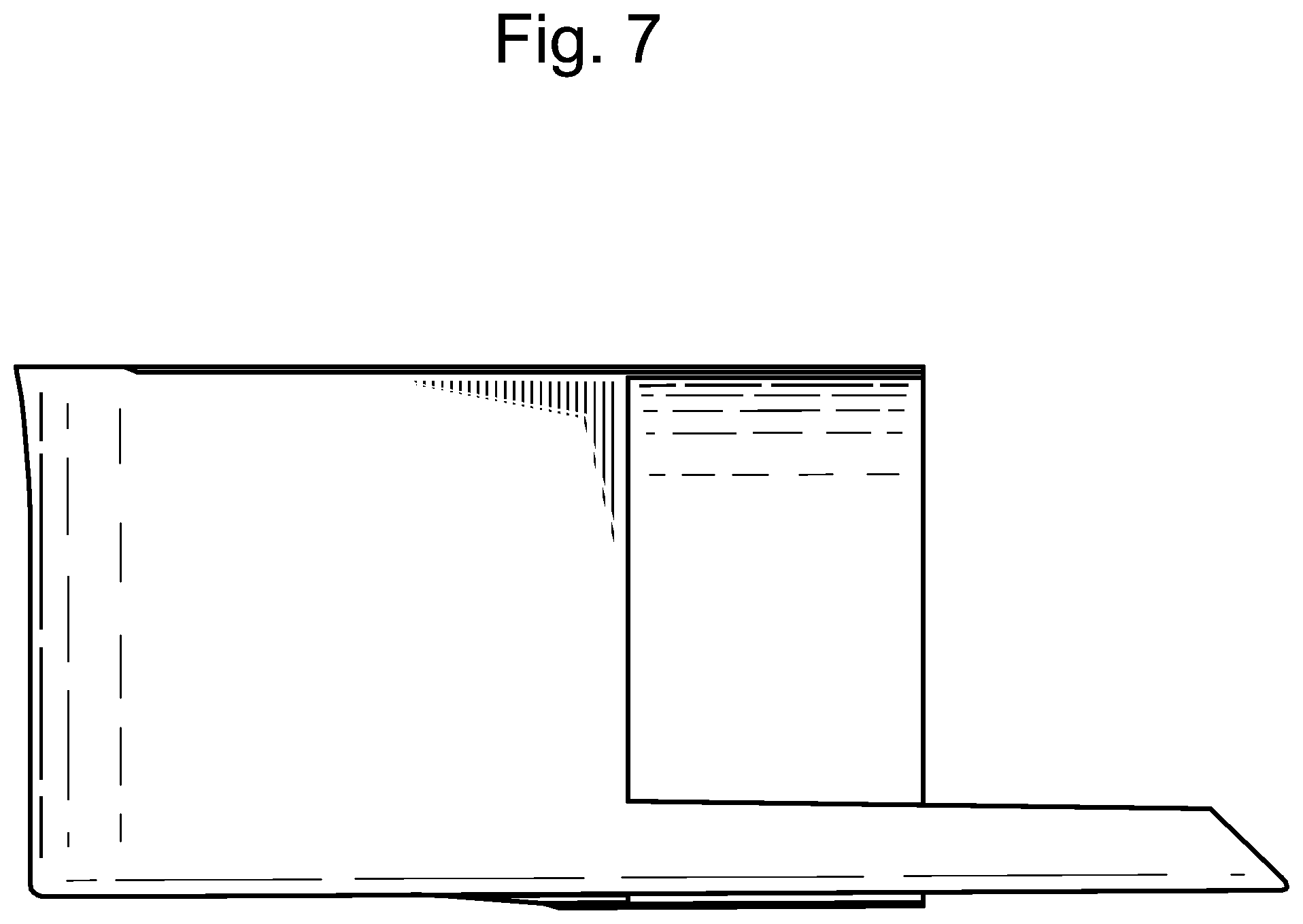 Patent USD1045138 Figure 7 – Inside corner trim piece