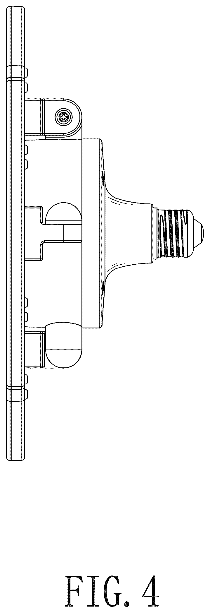Patent USD1045142 Figure 4 – Folding garage lamp