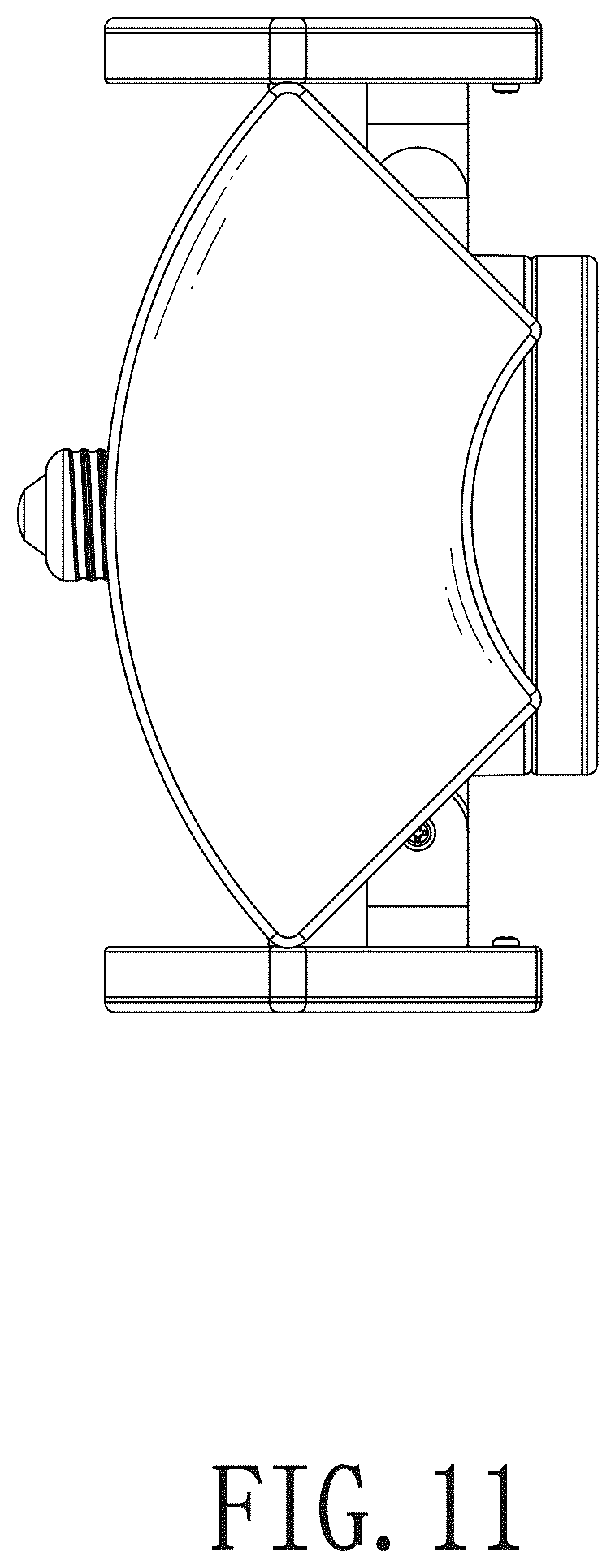 Patent USD1045142 Figure 11 – Folding garage lamp
