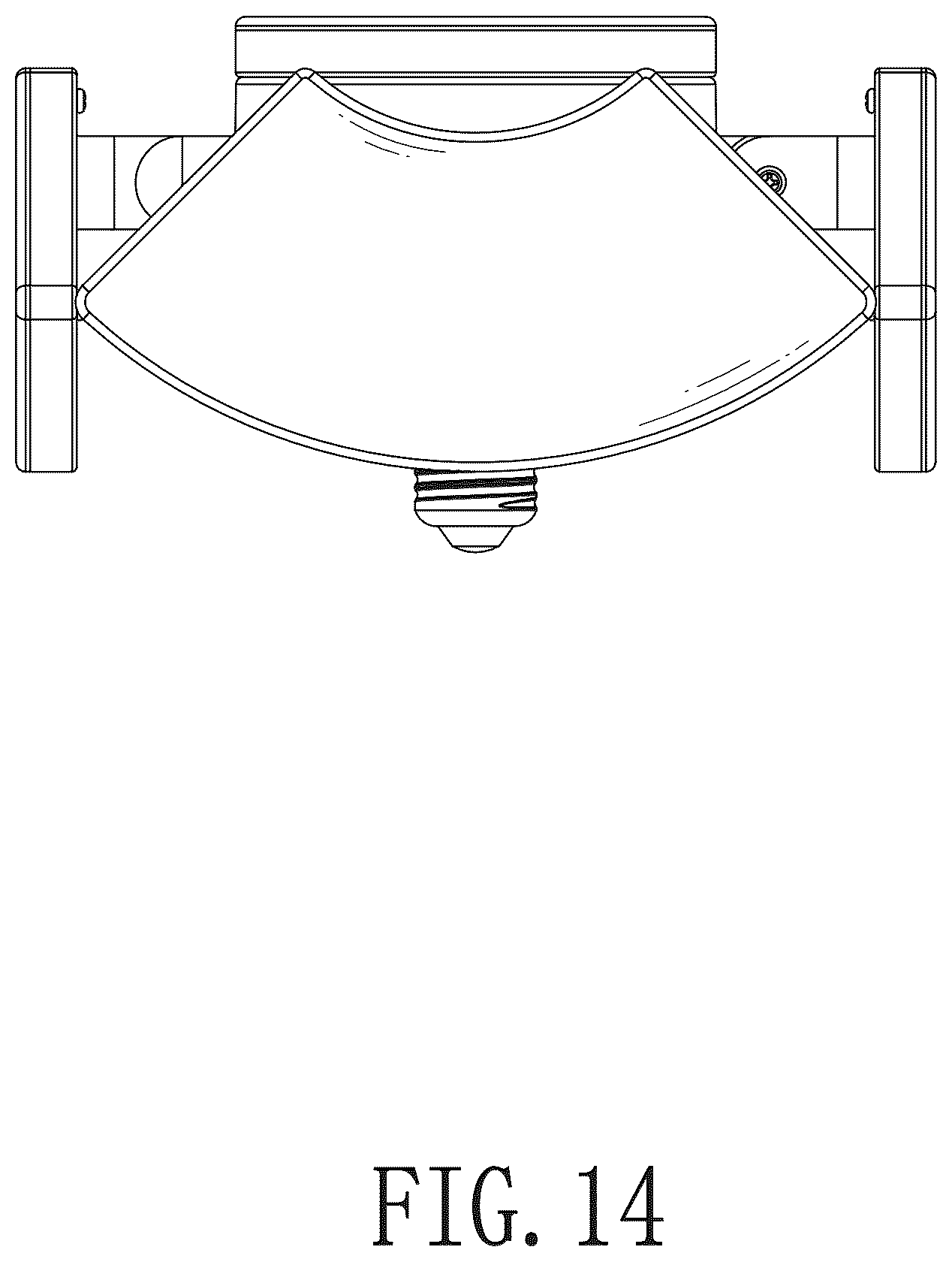 Patent USD1045142 Figure 14 – Folding garage lamp