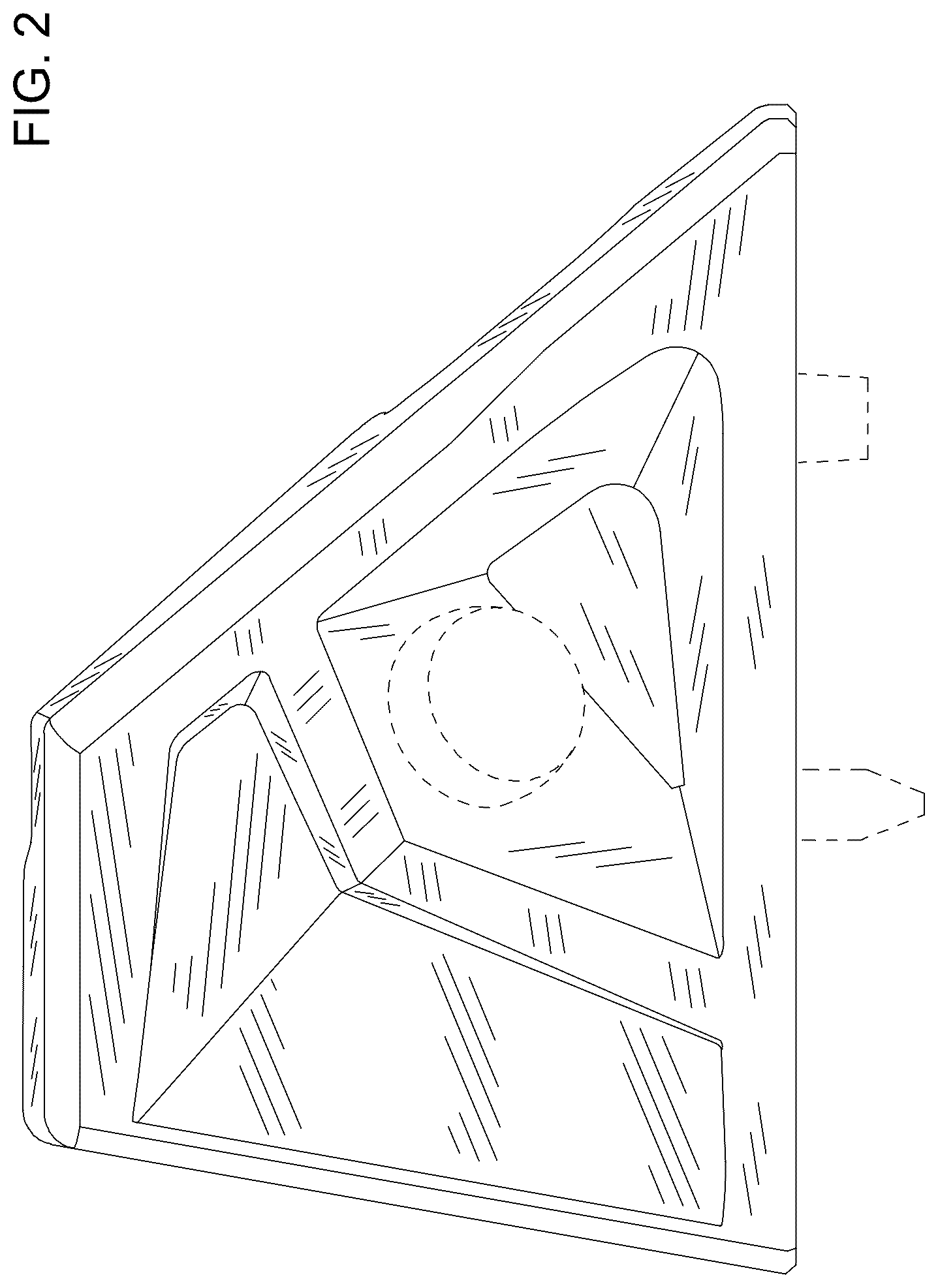 Patent USD1045145 Figure 2 – Mower lighting housing