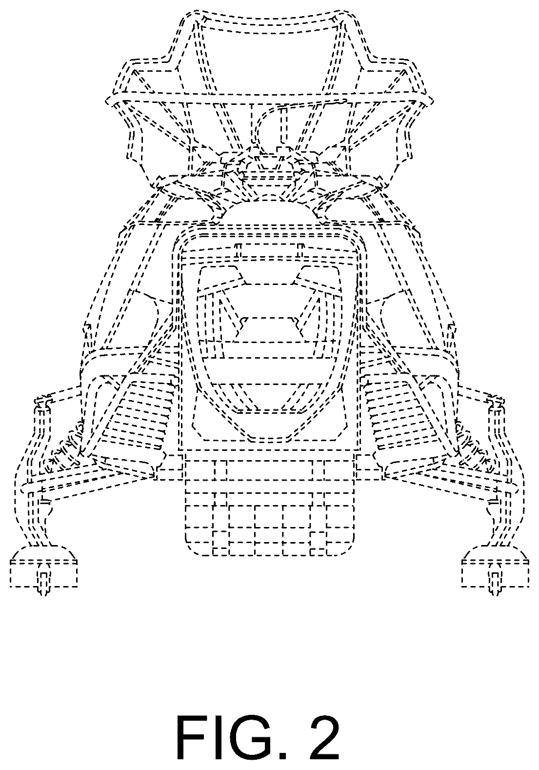 Patent USD1045147 Figure 2 – Snowmobile headlight