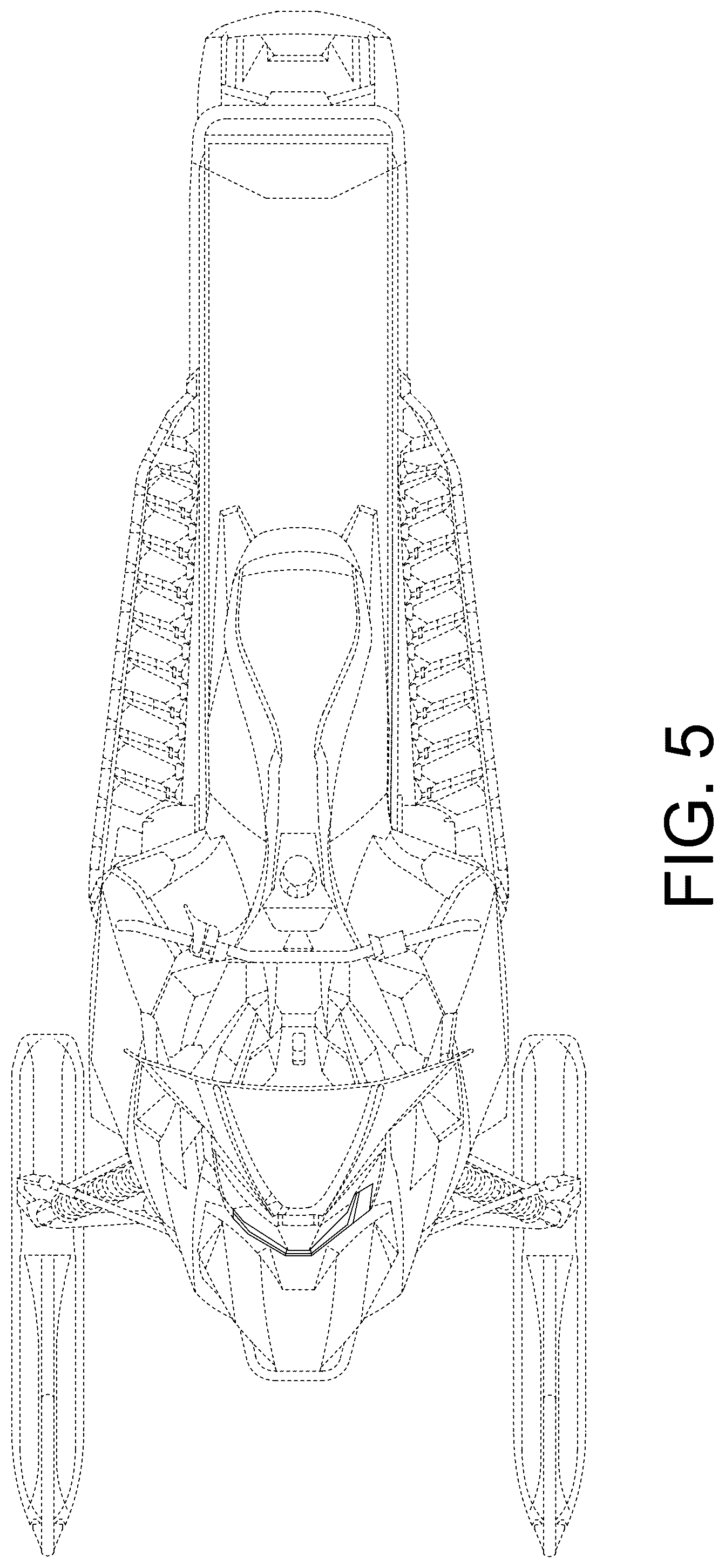 Patent USD1045147 Figure 5 – Snowmobile headlight