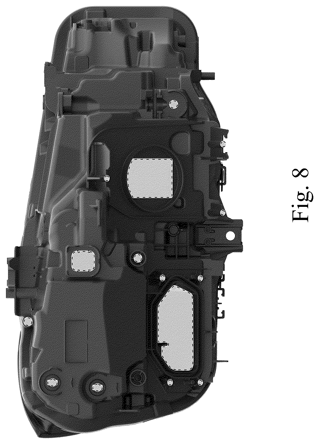 Patent USD1045149 Figure 8 – Headlight for a vehicle