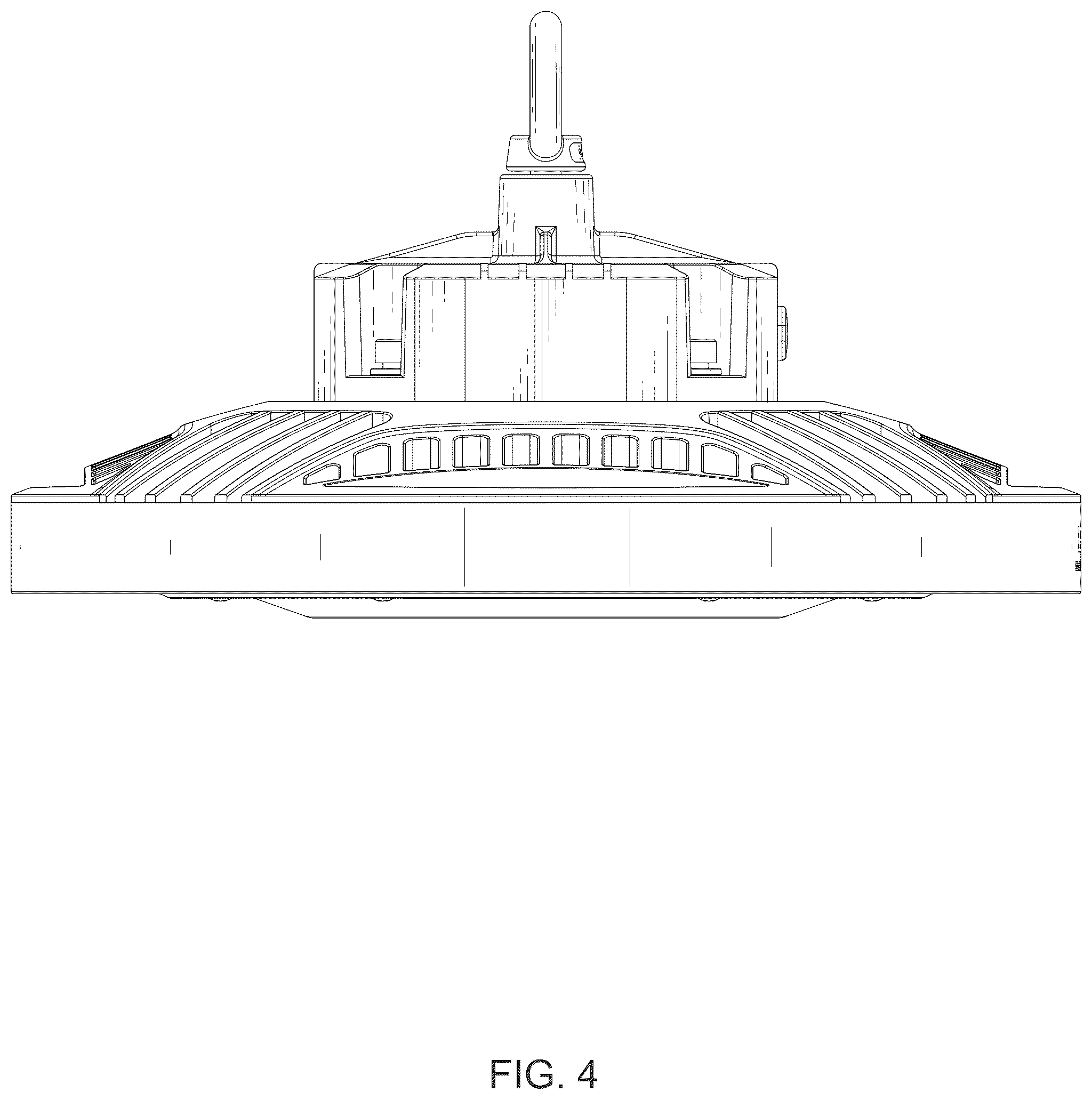 Patent USD1045150 Figure 4 – UFO high bay light