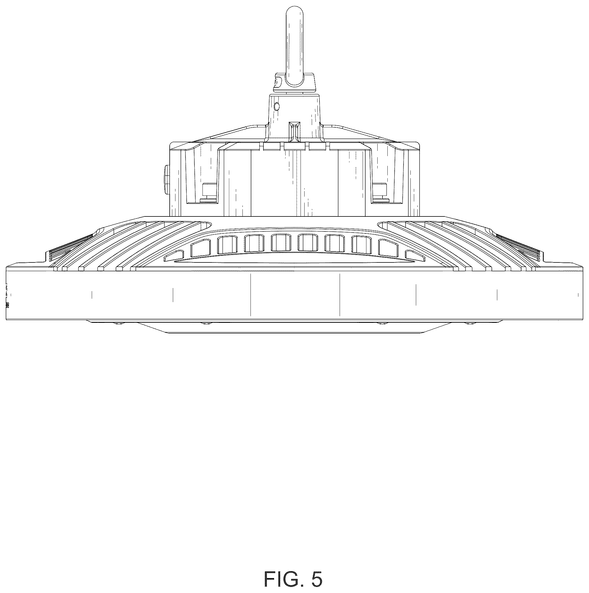 Patent USD1045150 Figure 5 – UFO high bay light