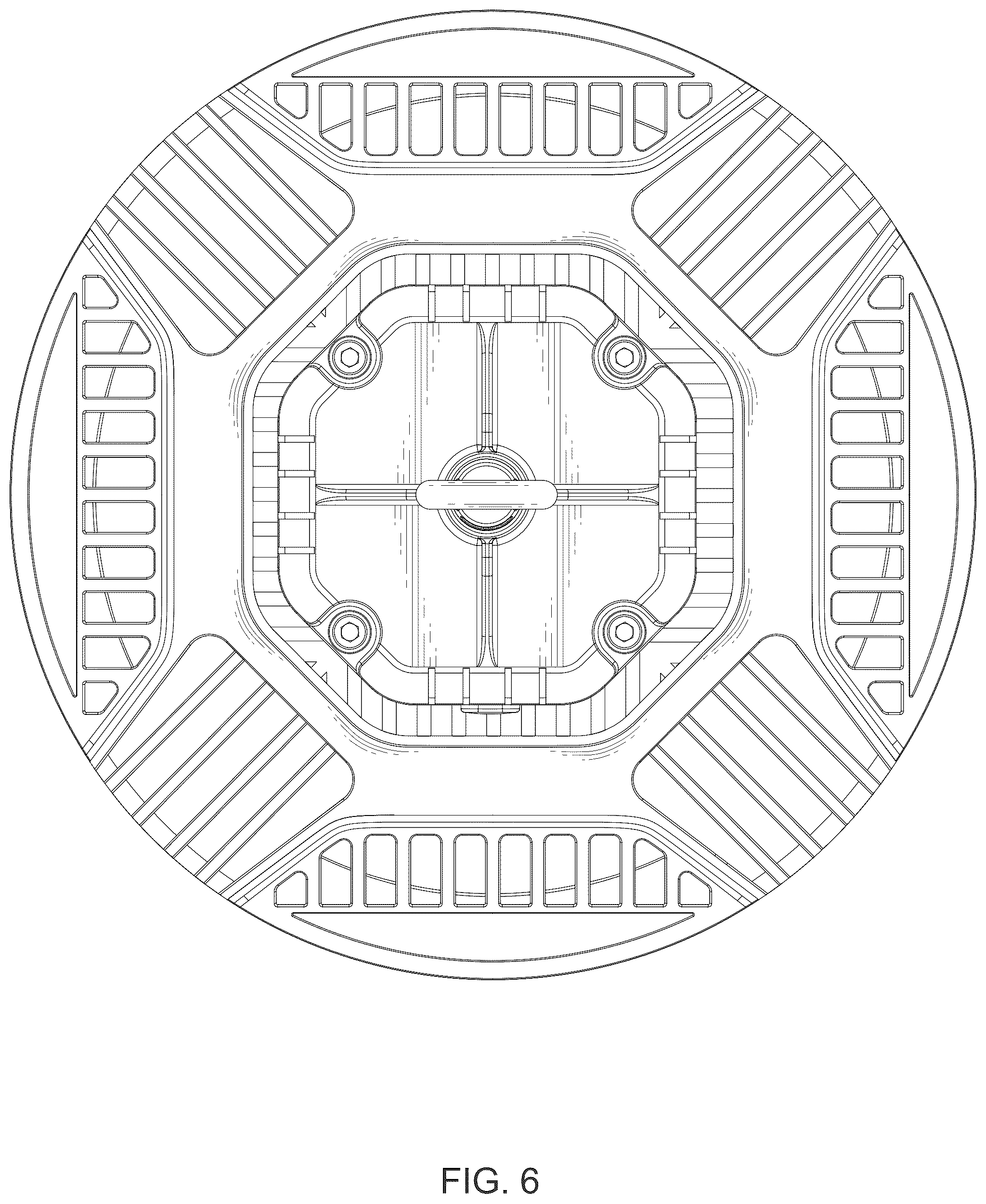 Patent USD1045150 Figure 6 – UFO high bay light
