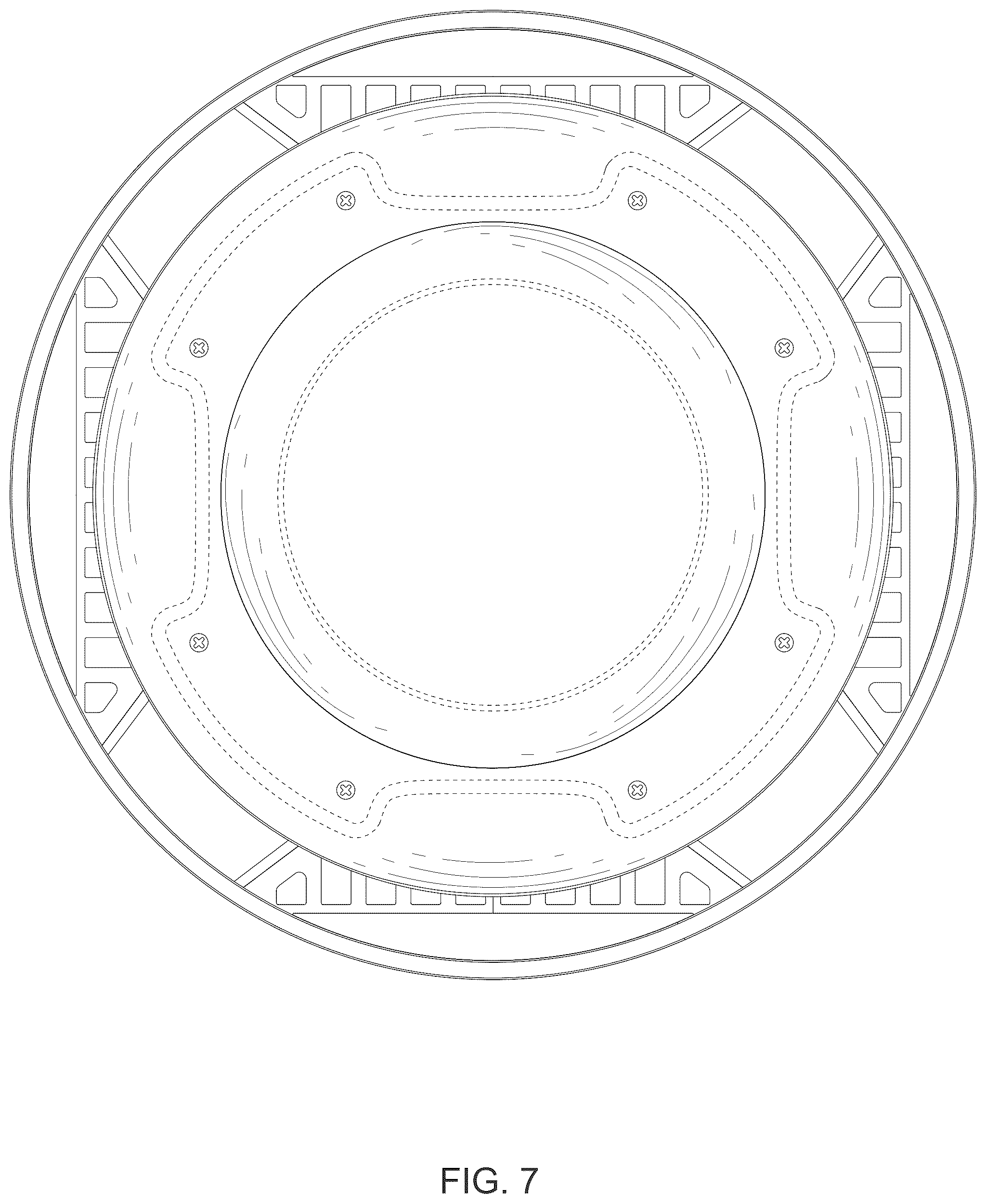 Patent USD1045150 Figure 7 – UFO high bay light