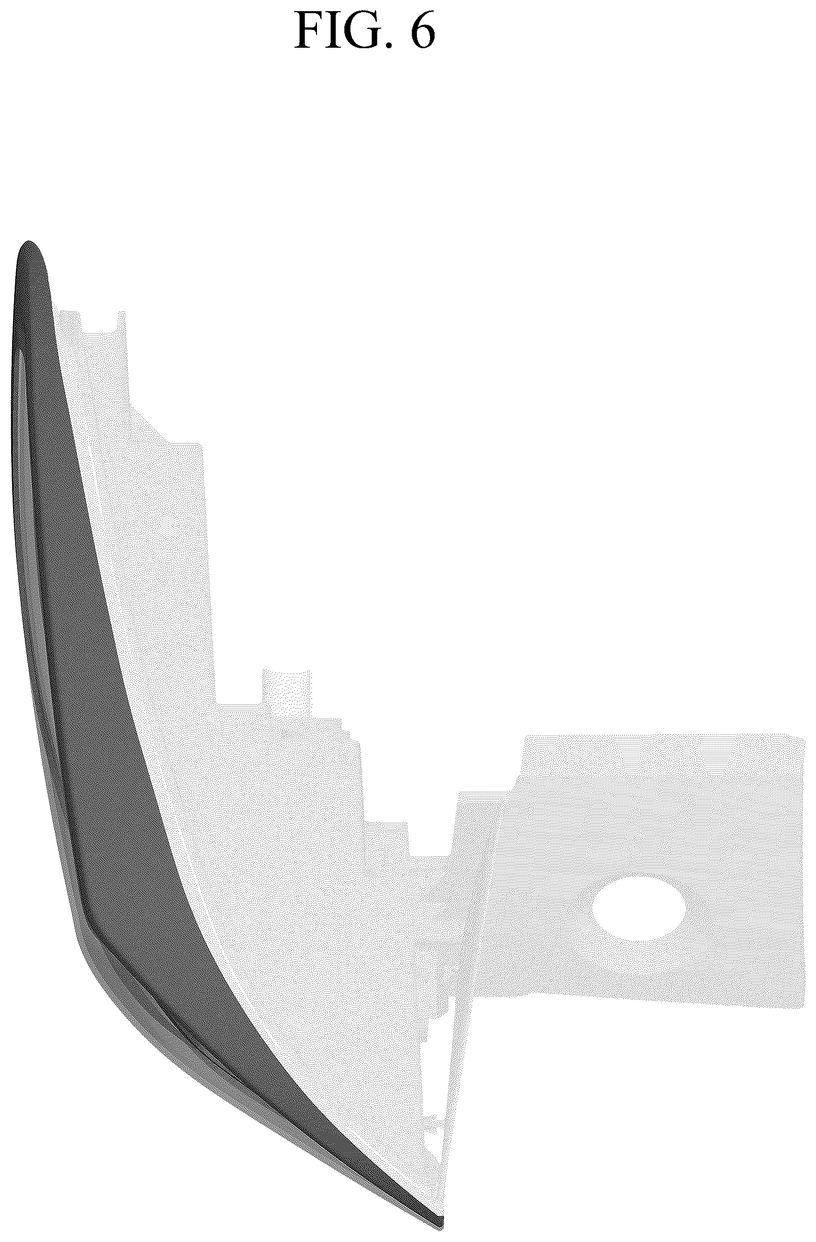 Patent USD1045151 Figure 6 – Tail light for automobile