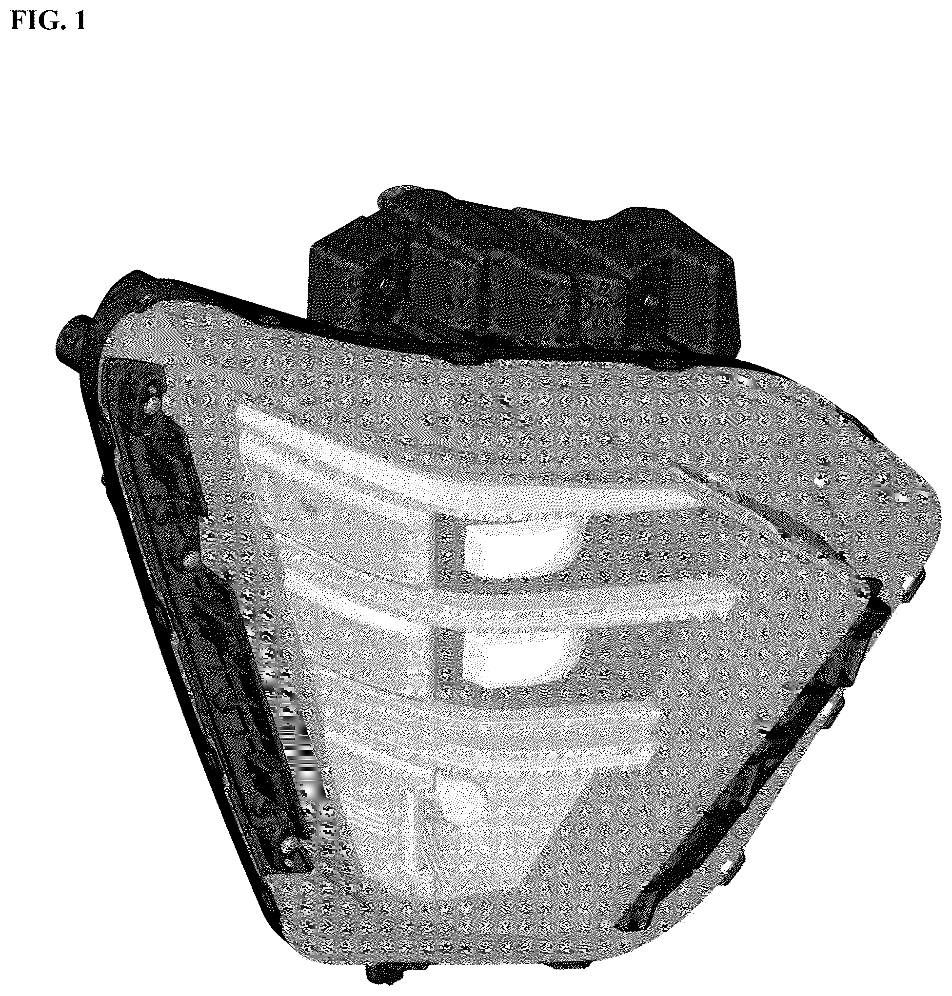Patent USD1045152 Figure 1 – Head lamp for vehicles