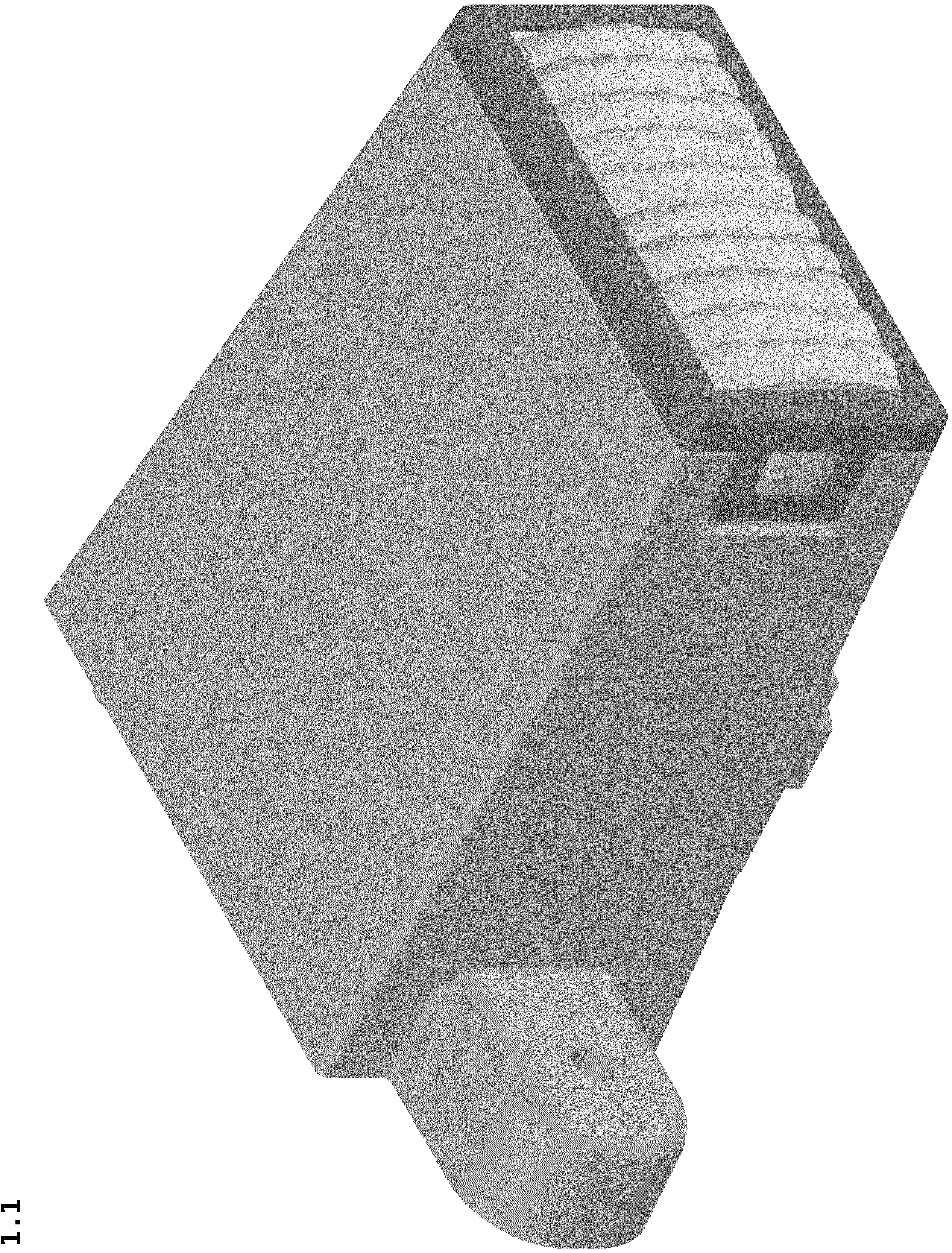 Patent USD1045153 Figure 1 – Lens module for automotive lamps