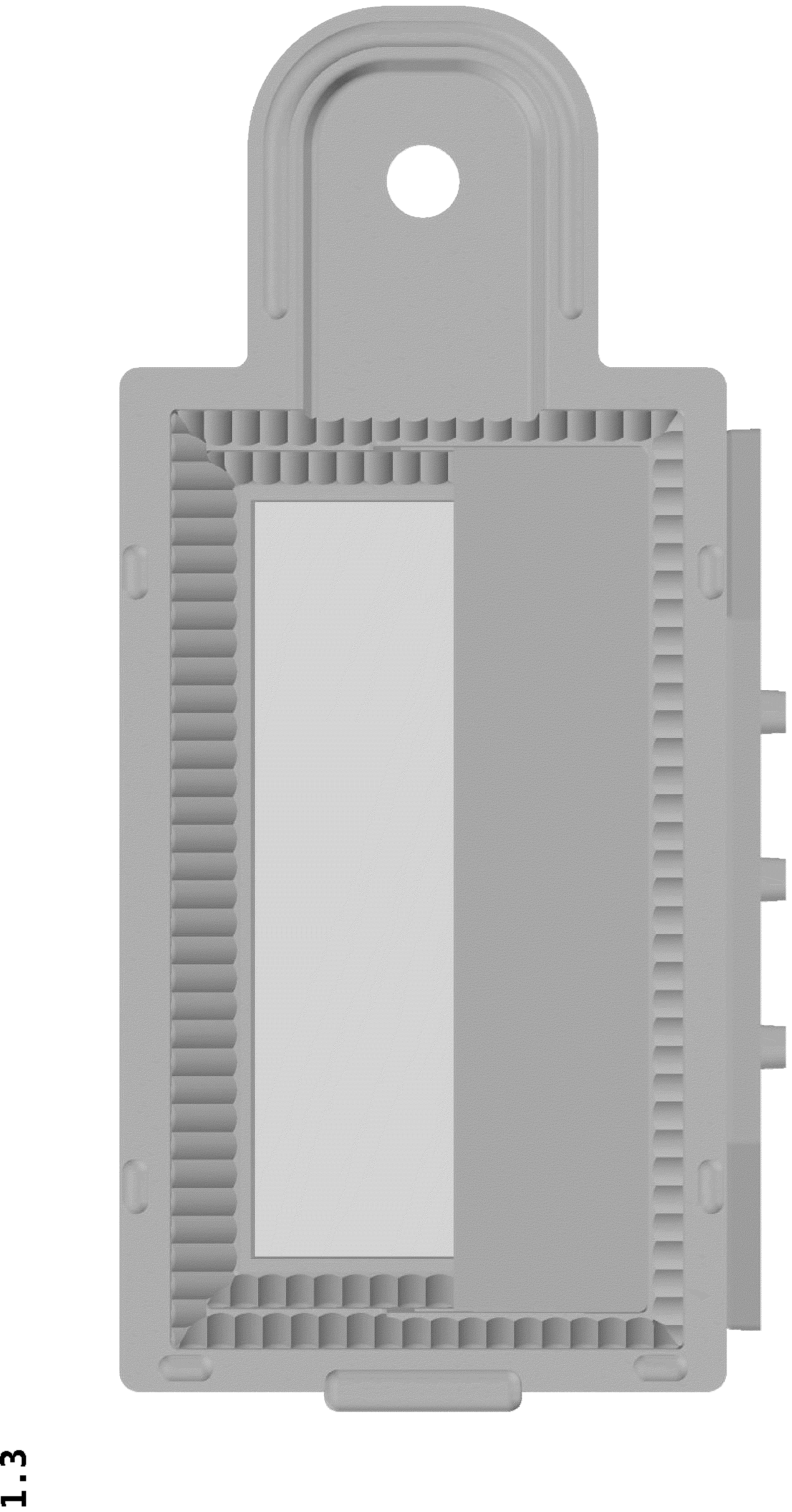 Patent USD1045153 Figure 3 – Lens module for automotive lamps