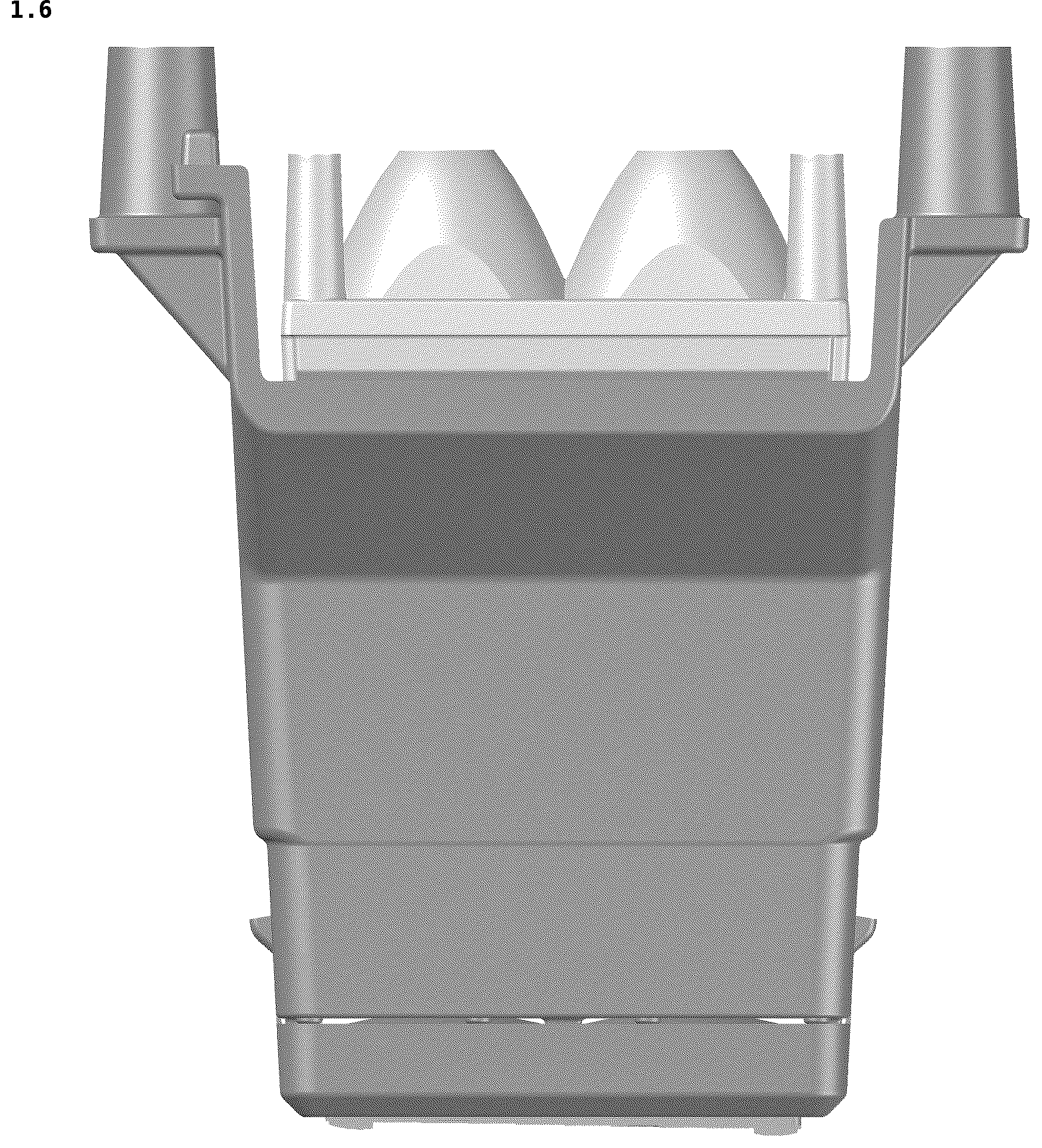 Patent USD1045156 Figure 6 – Lens module for automotive lamps
