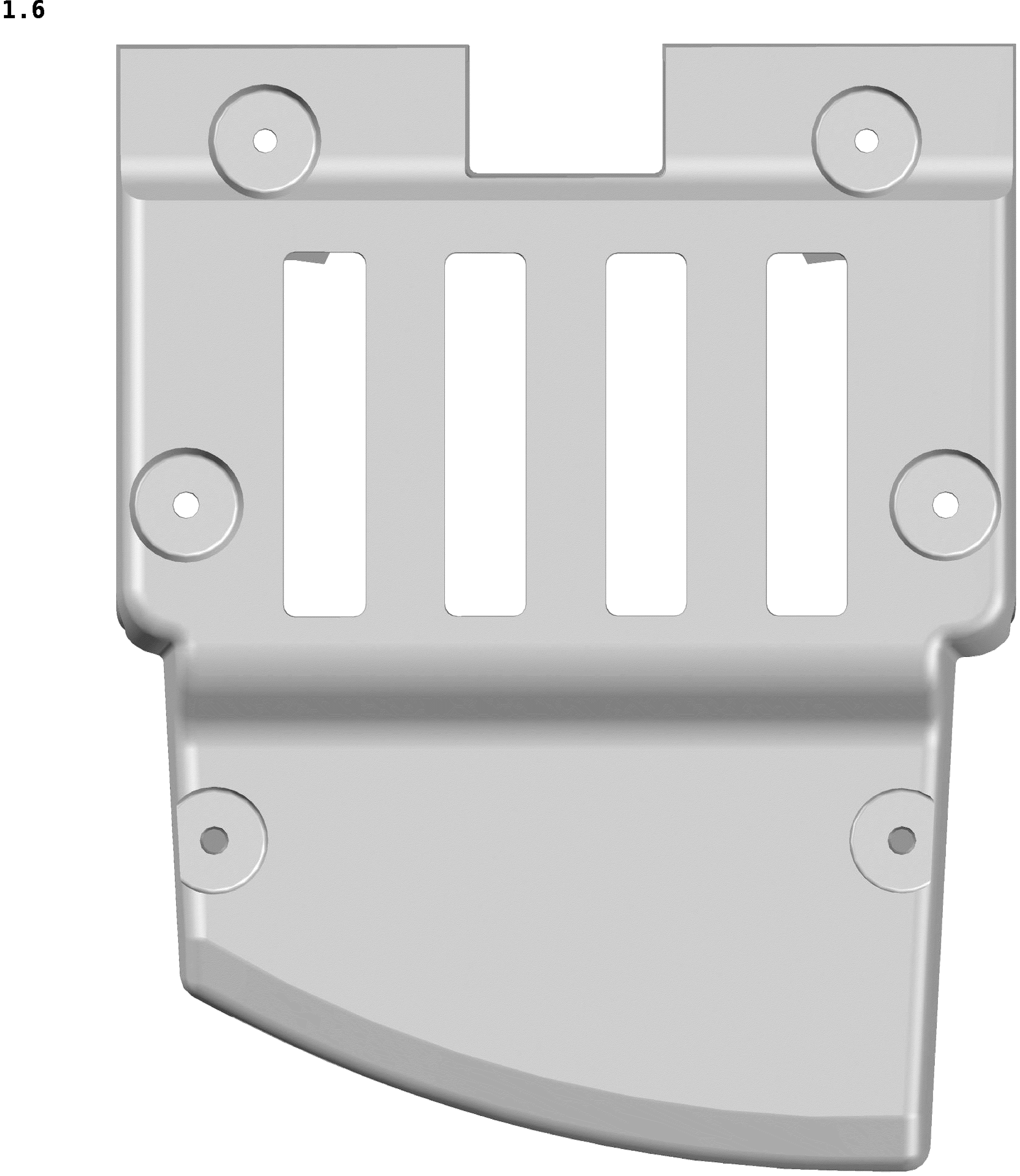 Patent USD1045157 Figure 6 – Lens module for automotive lamps