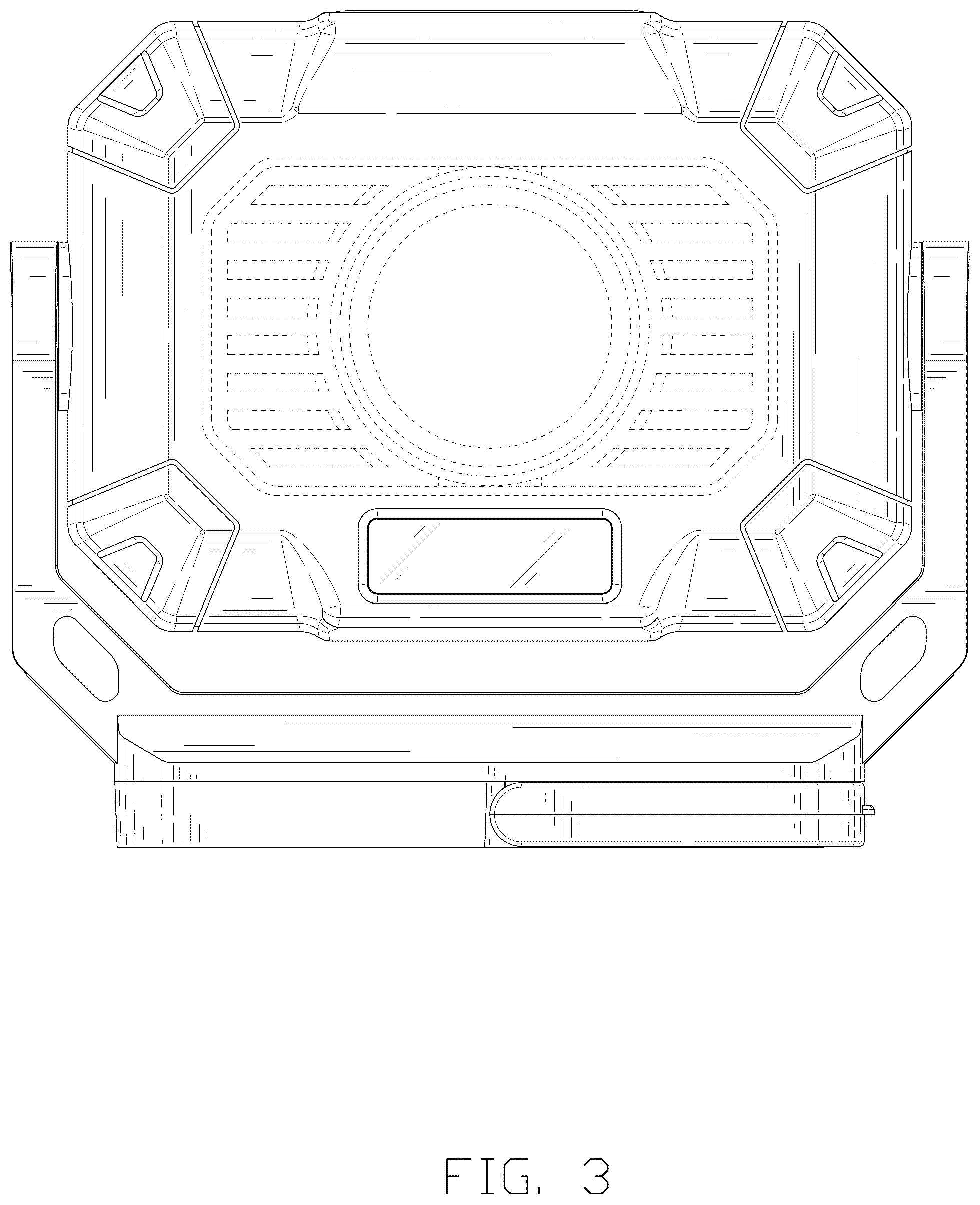 Patent USD1045158 Figure 3 – Work light