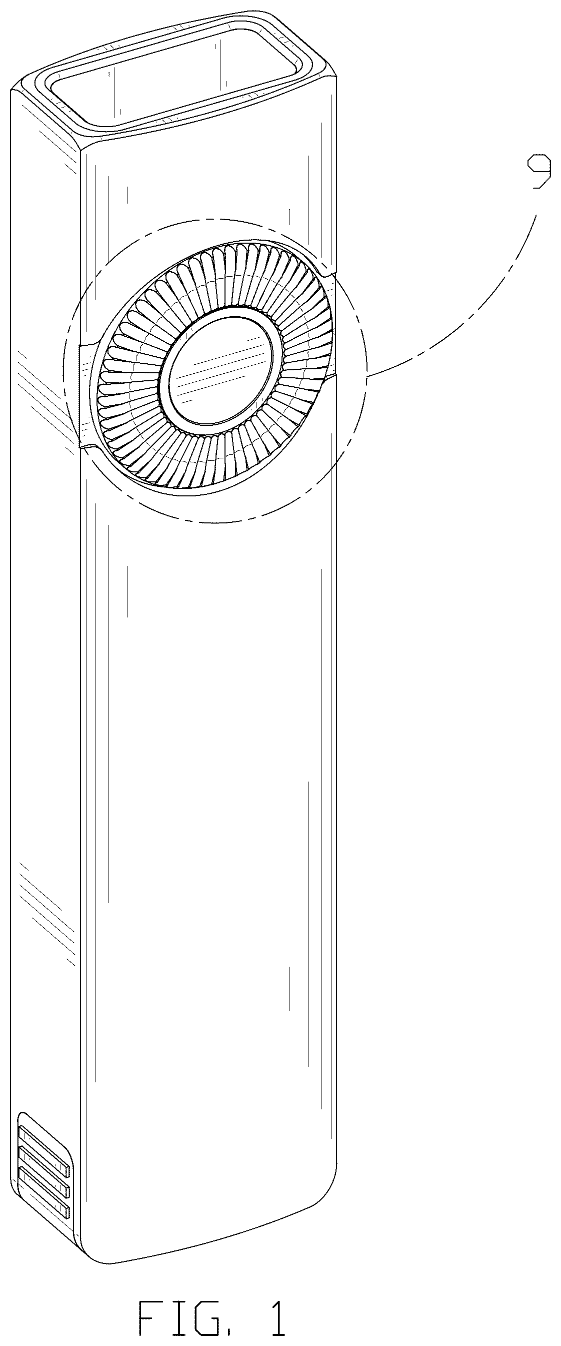 Patent USD1045159 Figure 1 – Flashlight