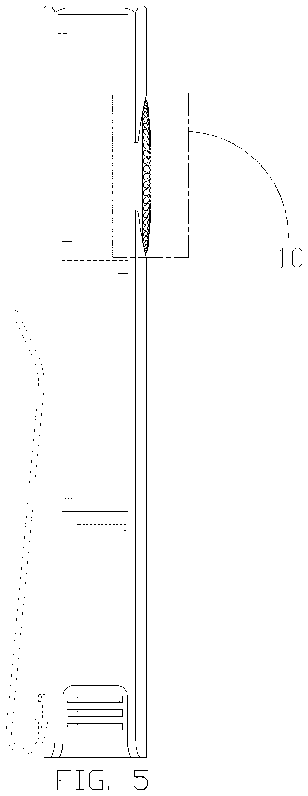 Patent USD1045159 Figure 5 – Flashlight