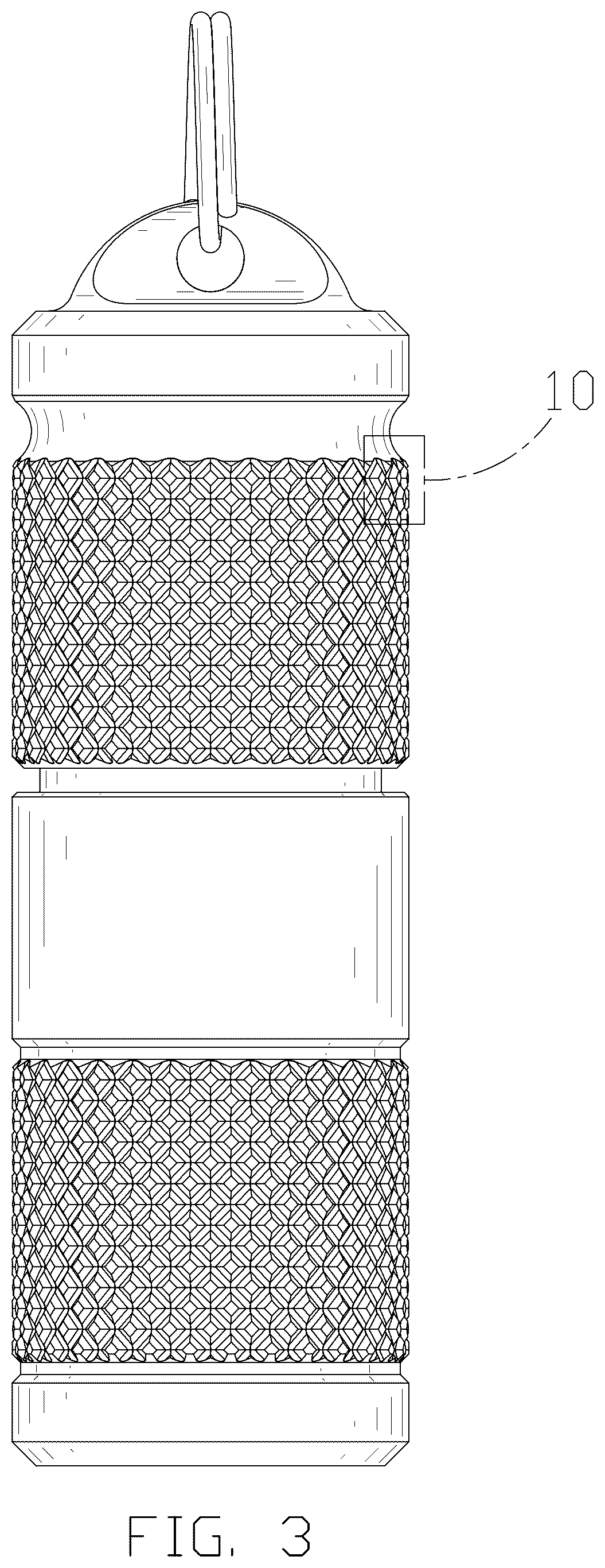 Patent USD1045160 Figure 3 – Flashlight