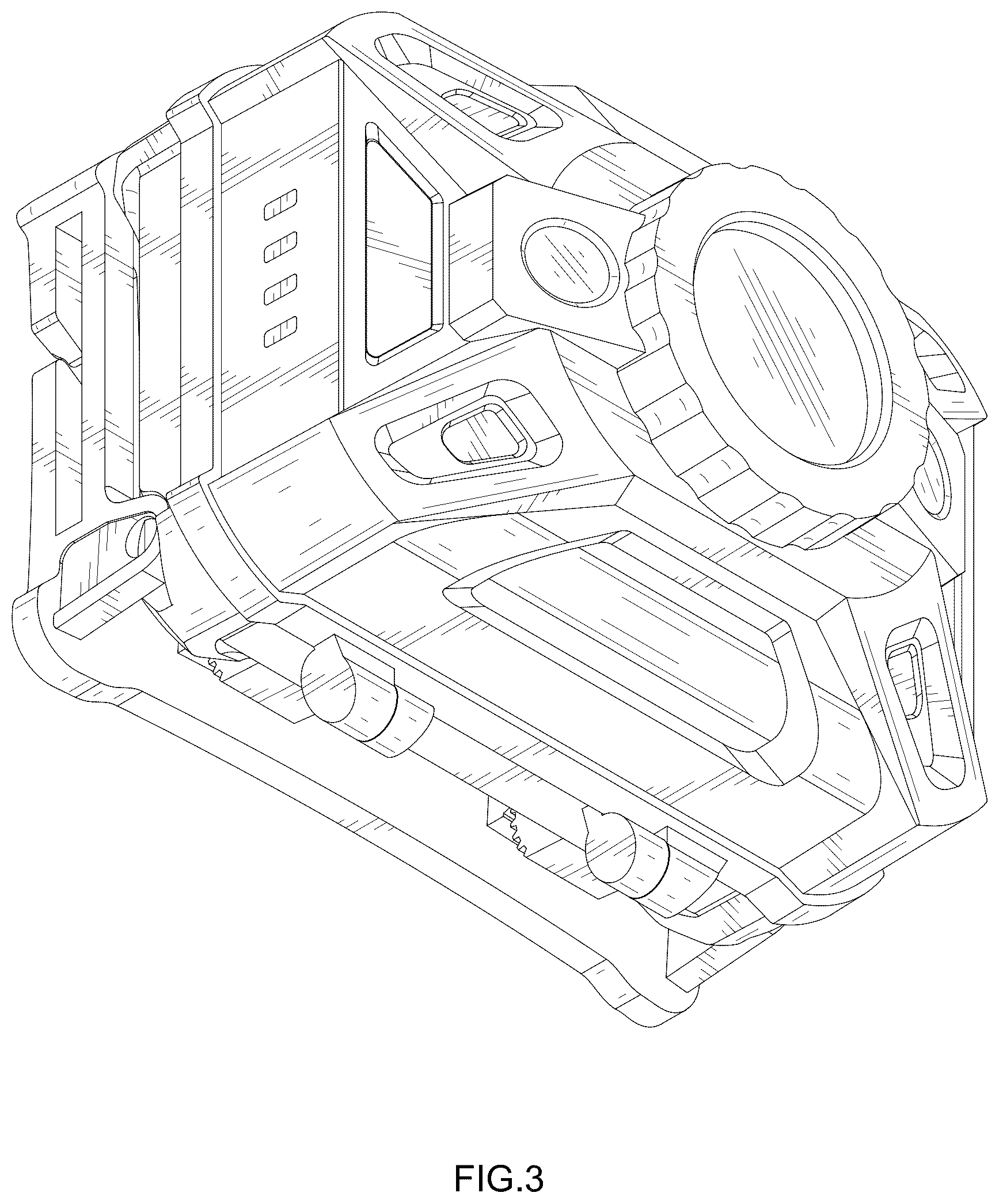 Patent USD1045161 Figure 3 – Head lamp
