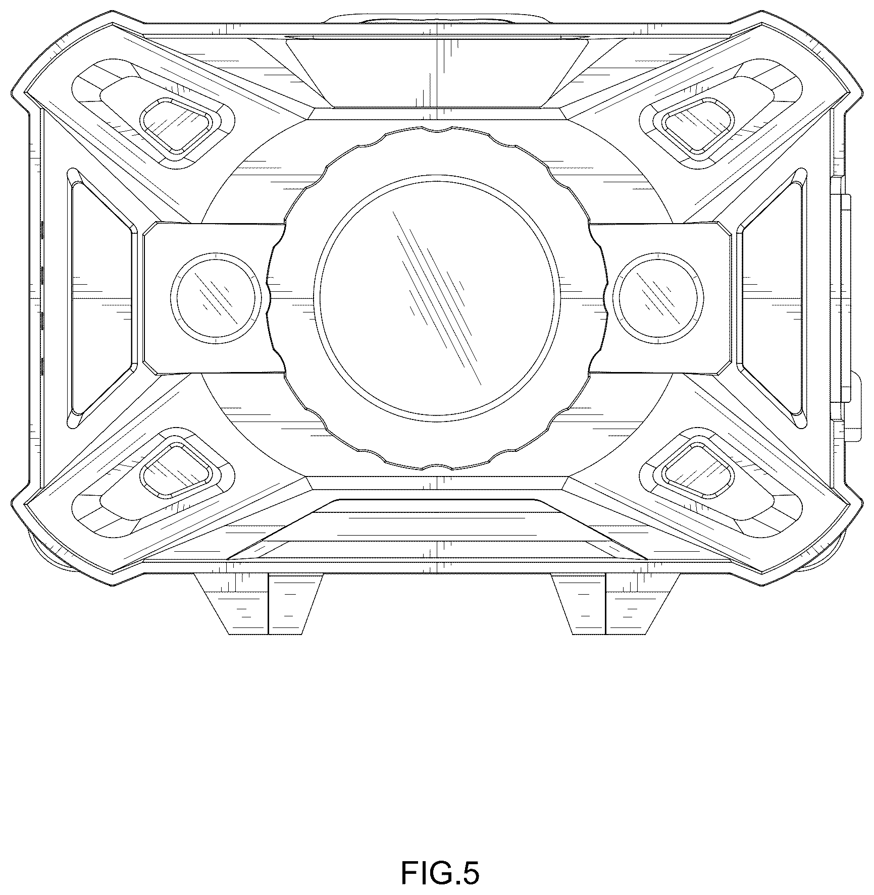 Patent USD1045161 Figure 5 – Head lamp
