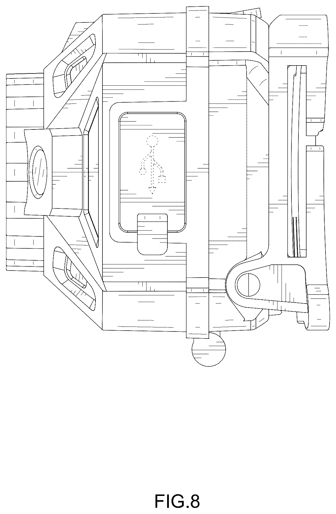 Patent USD1045161 Figure 8 – Head lamp