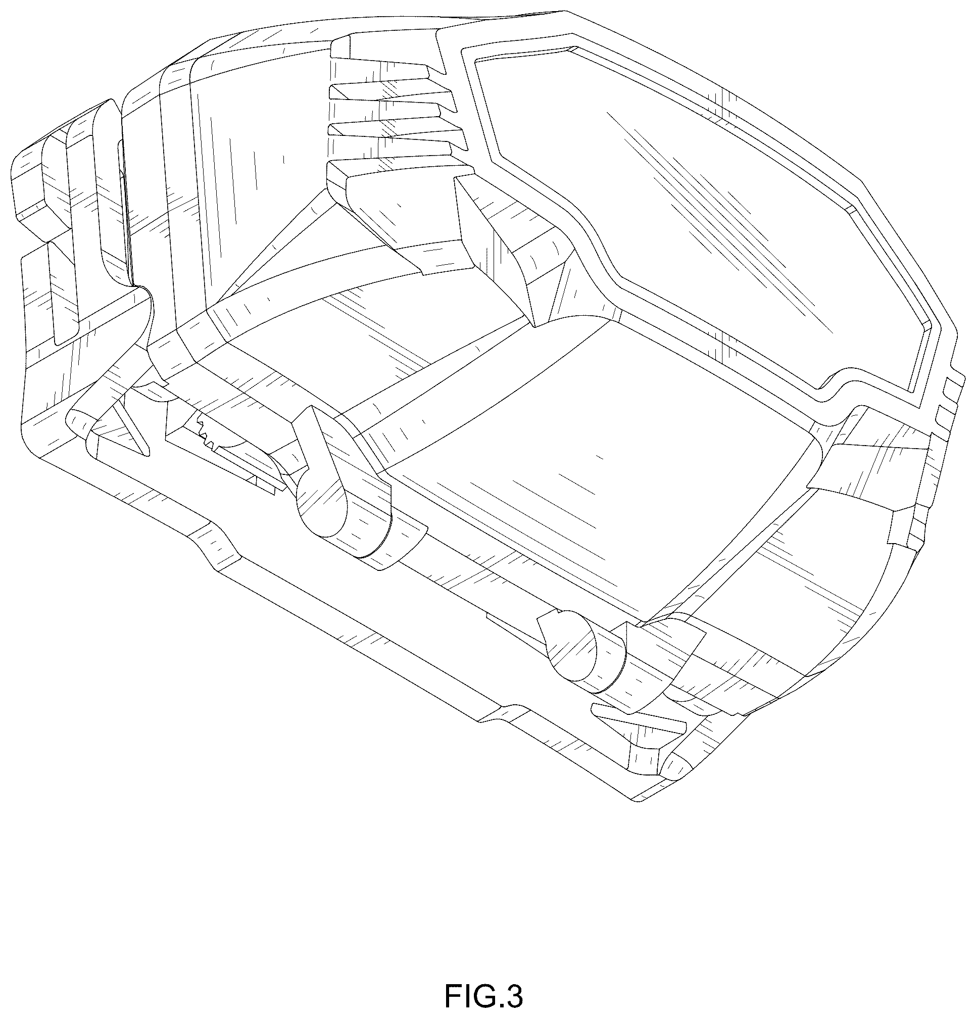 Patent USD1045162 Figure 3 – Head lamp