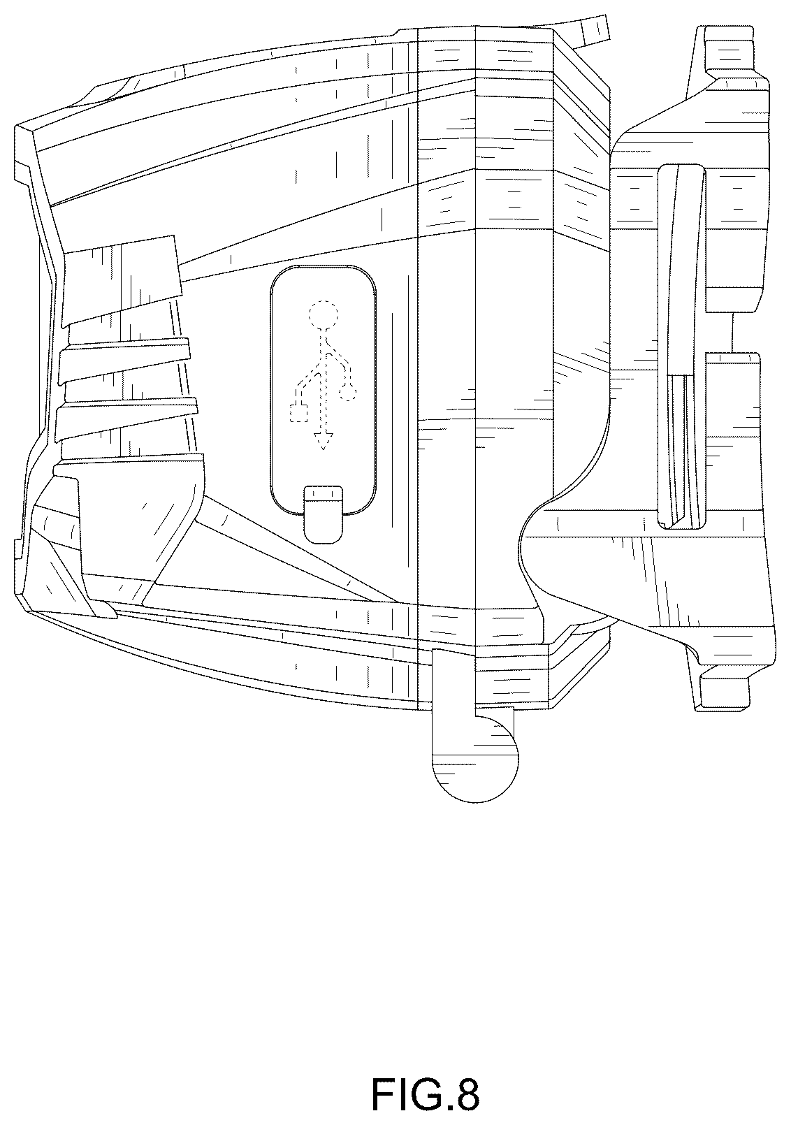 Patent USD1045162 Figure 8 – Head lamp