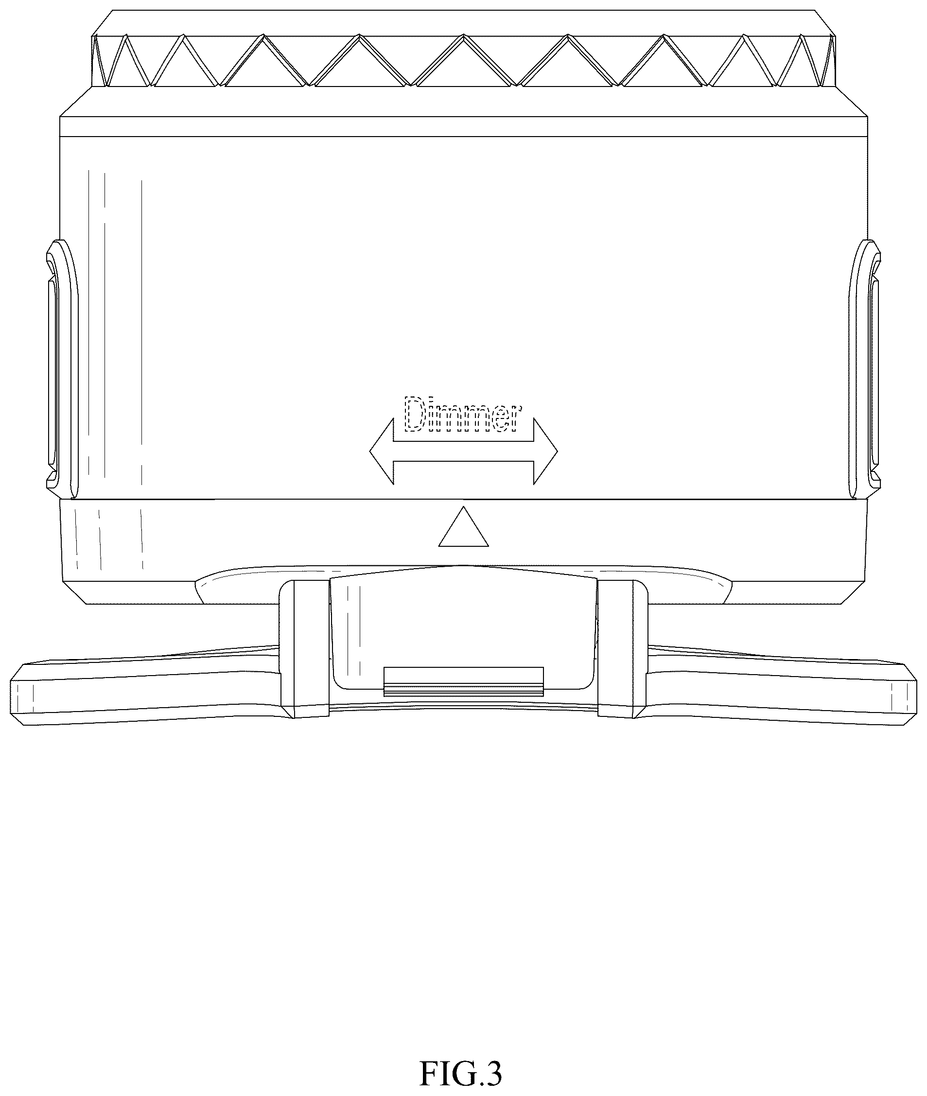 Patent USD1045163 Figure 3 – Head lamp
