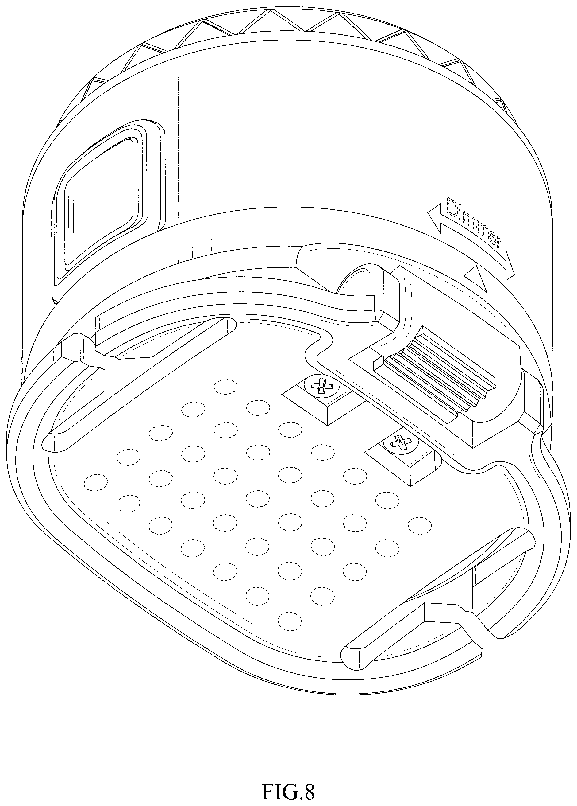 Patent USD1045163 Figure 8 – Head lamp