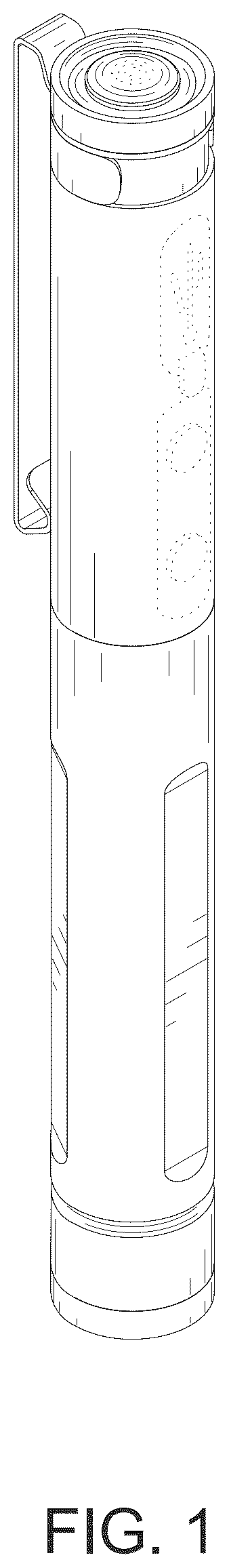 Patent USD1045164 Figure 1 – Pocket torch