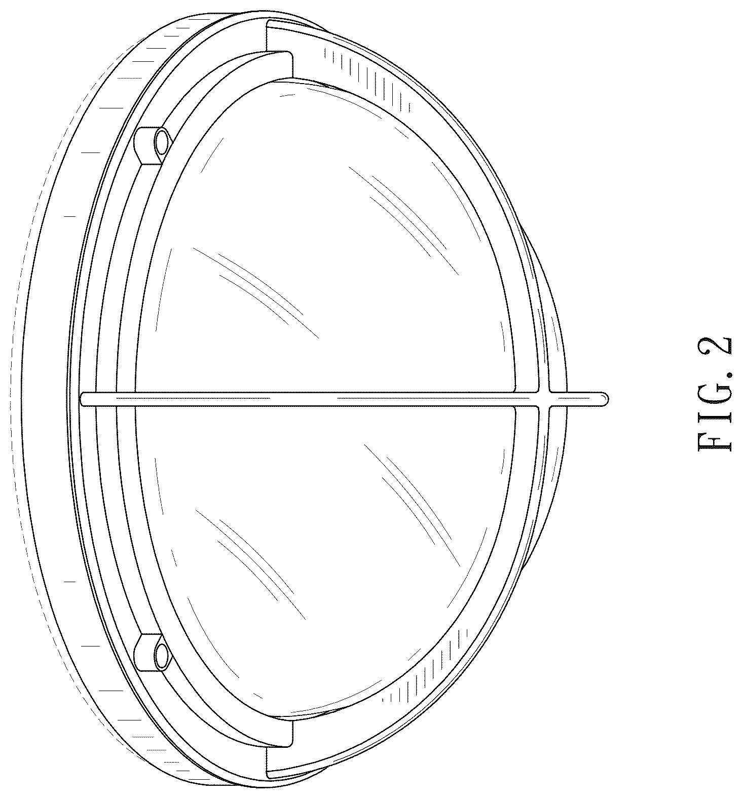 Patent USD1045165 Figure 2 – Ceiling fan light kit