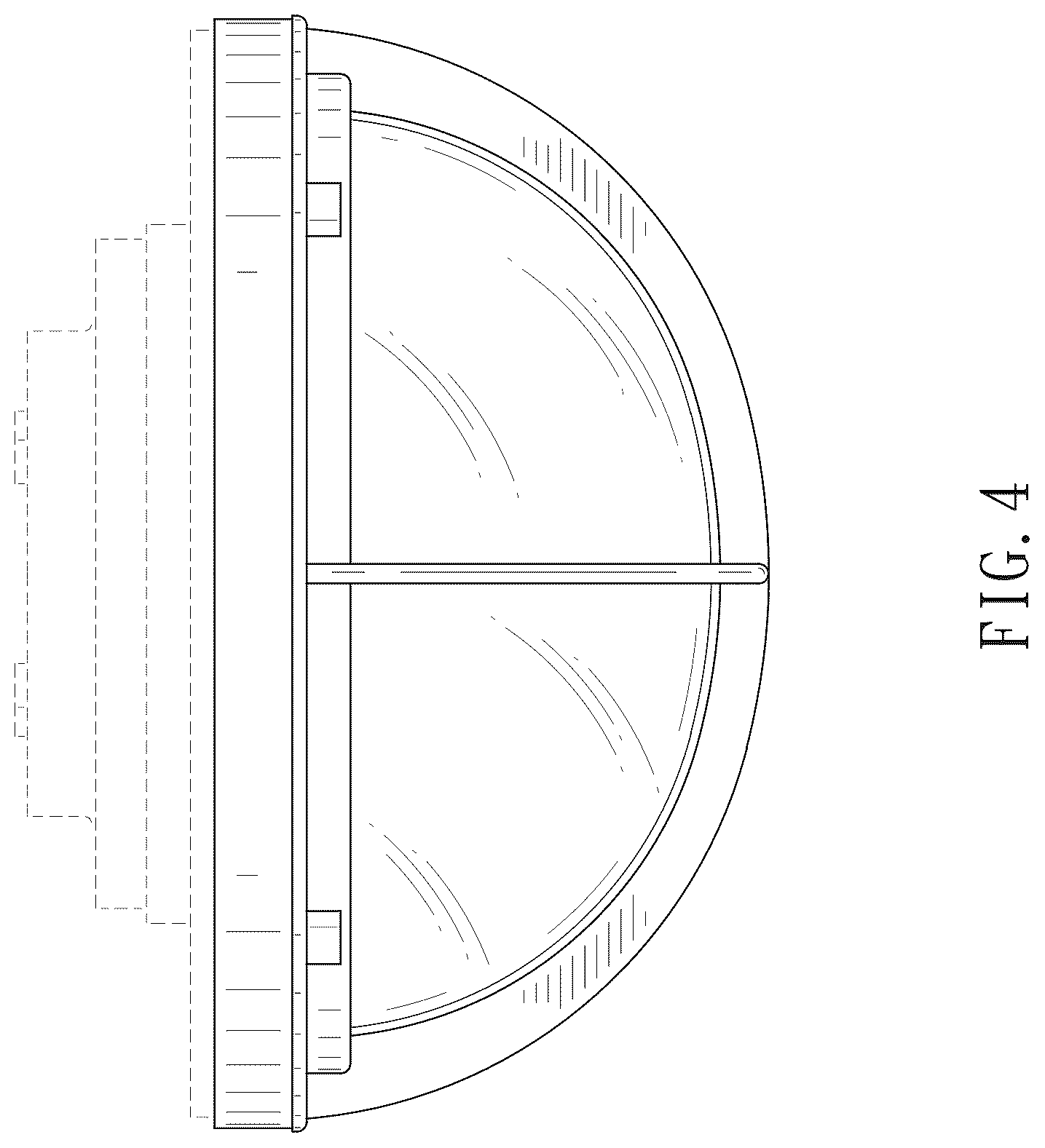 Patent USD1045165 Figure 4 – Ceiling fan light kit