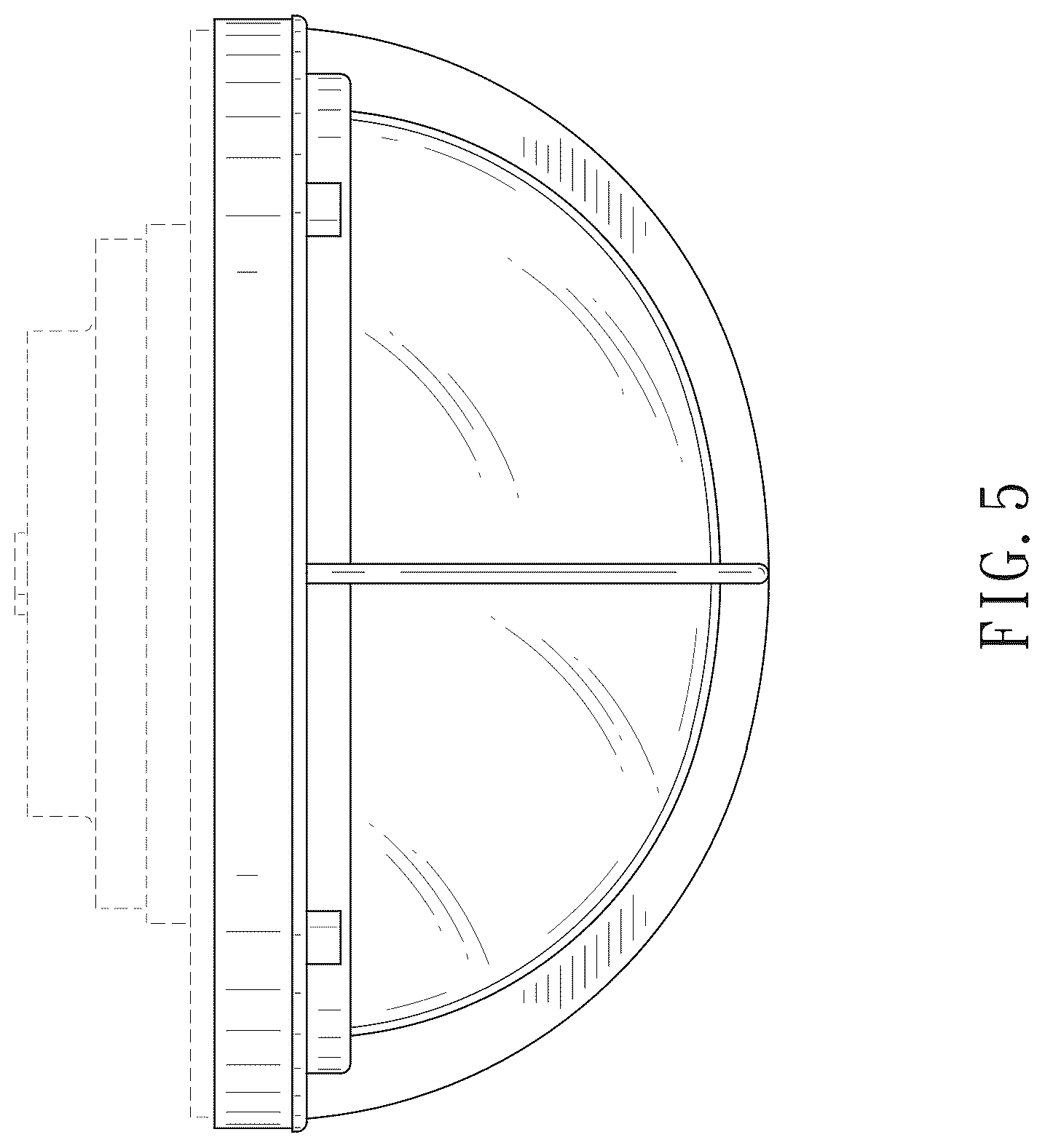Patent USD1045165 Figure 5 – Ceiling fan light kit