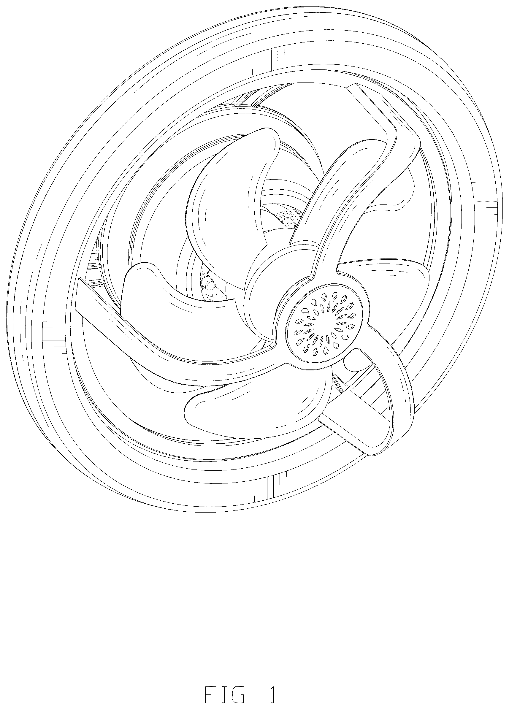 Patent USD1045166 Figure 1 – Aromatherapy fan with light