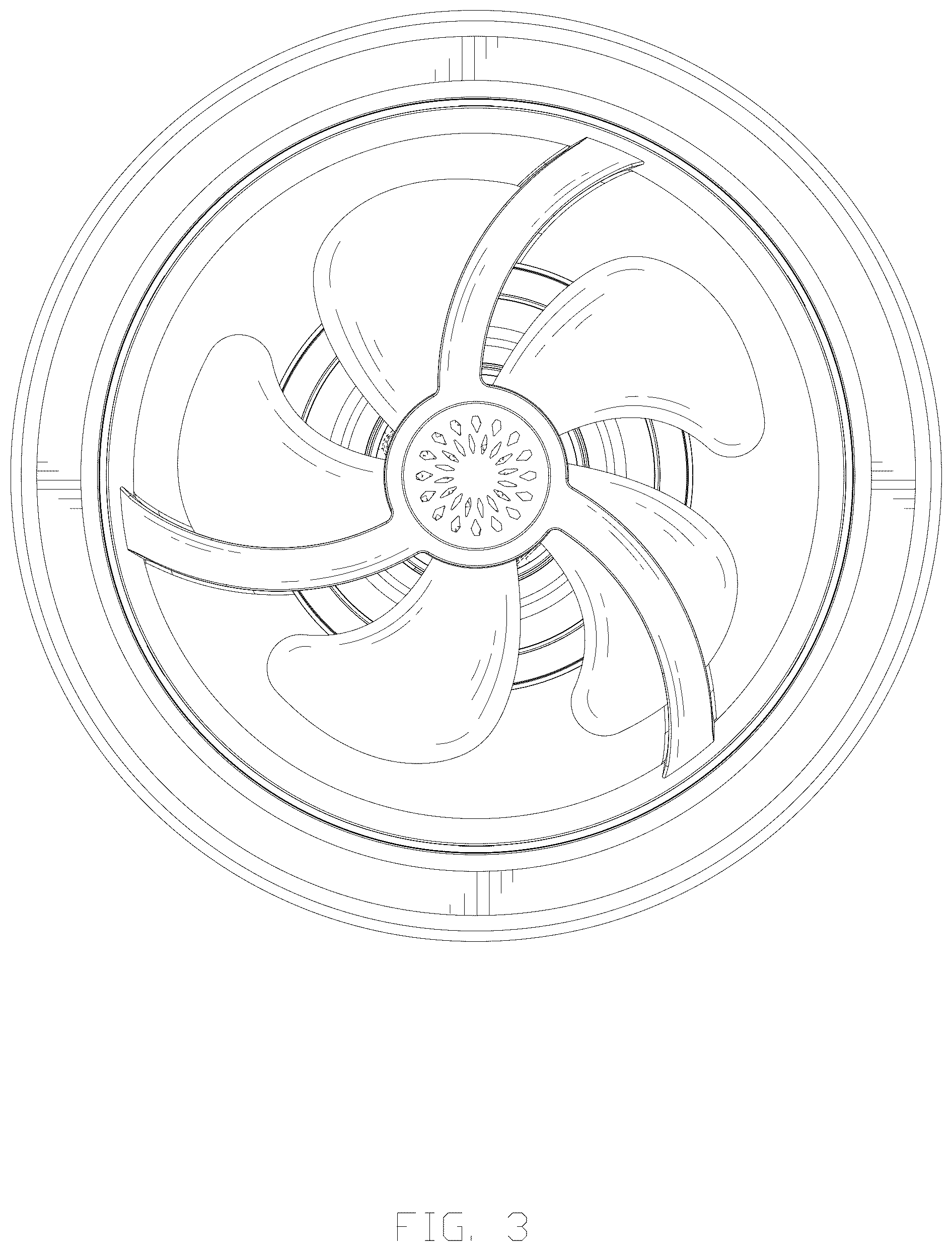 Patent USD1045166 Figure 3 – Aromatherapy fan with light