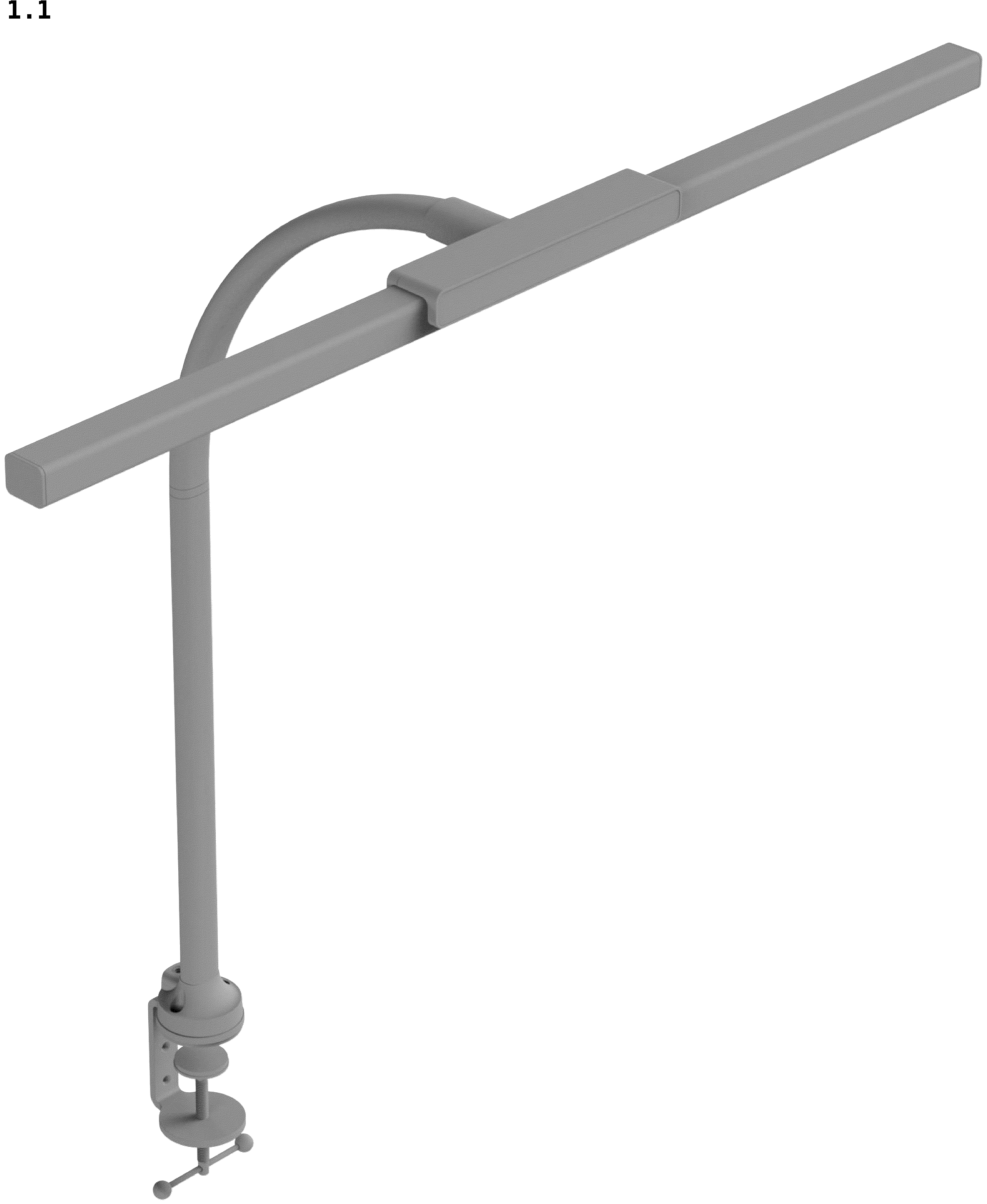 Patent USD1045168 Figure 1 – Table lamp