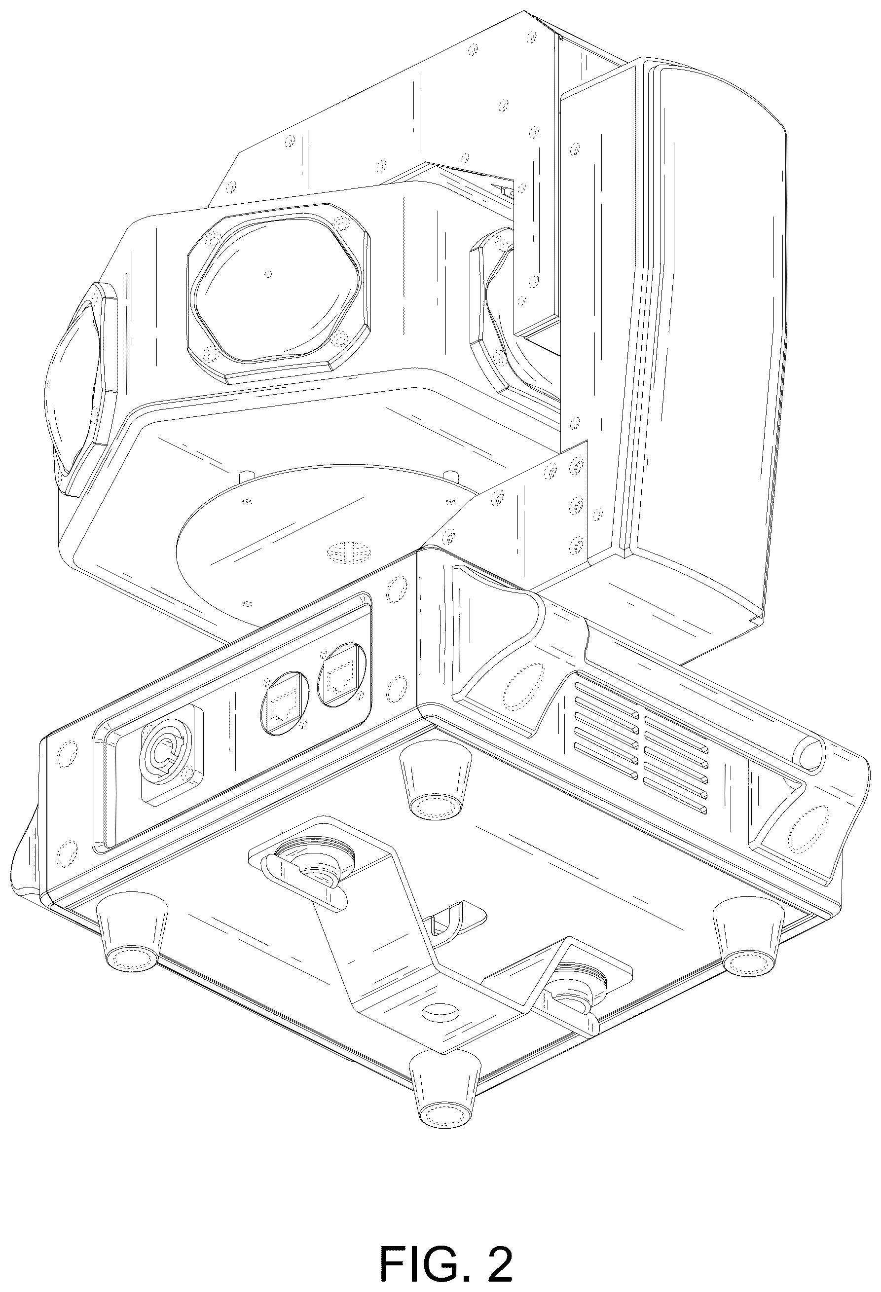 Patent USD1045172 Figure 2 – Stage light