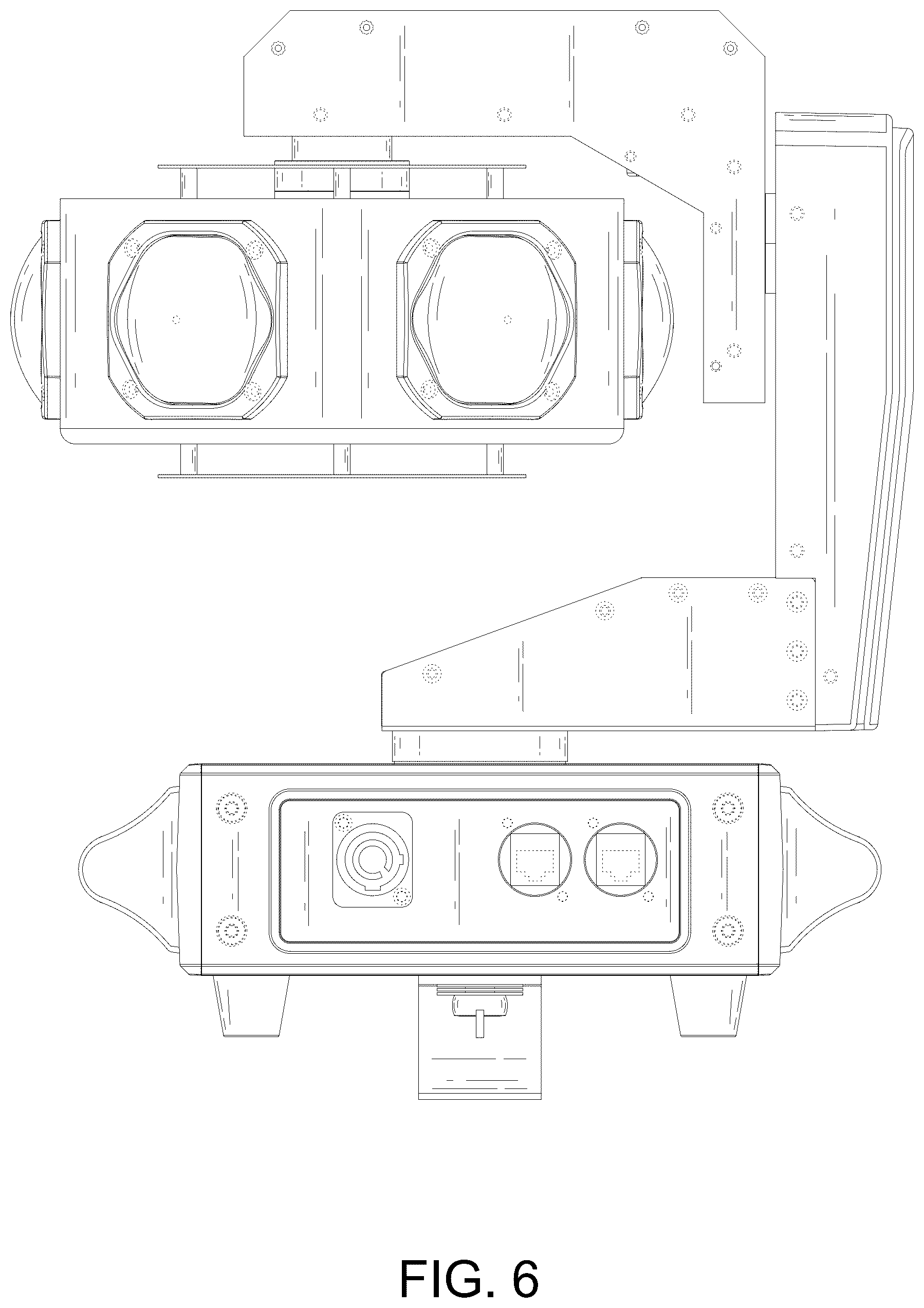 Patent USD1045172 Figure 6 – Stage light
