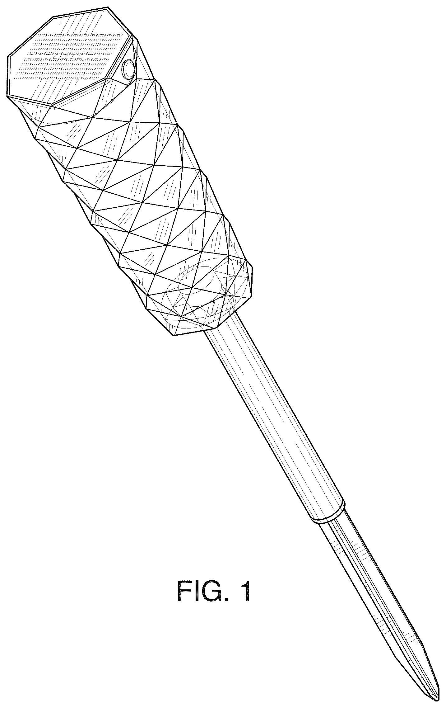 Patent USD1045174 Figure 1 – Crystal solar light