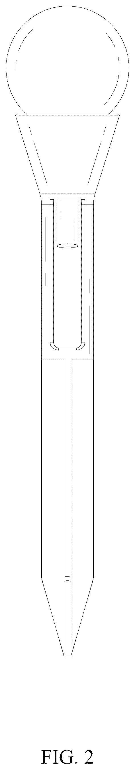 Patent USD1045175 Figure 2 – Lawn lamp