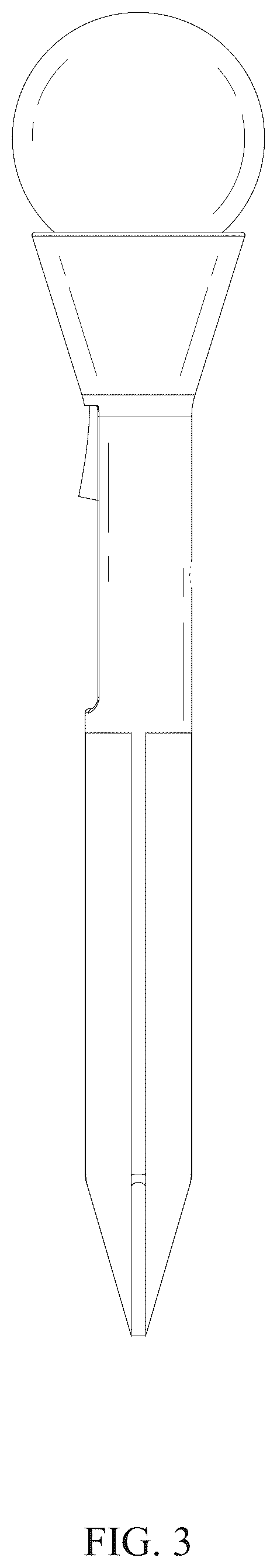 Patent USD1045175 Figure 3 – Lawn lamp