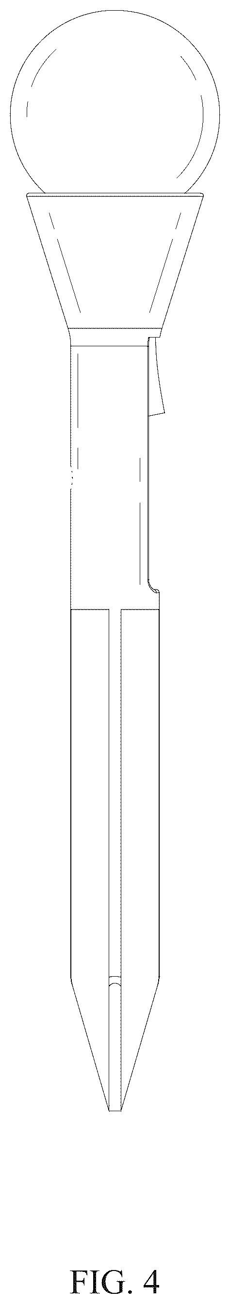 Patent USD1045175 Figure 4 – Lawn lamp