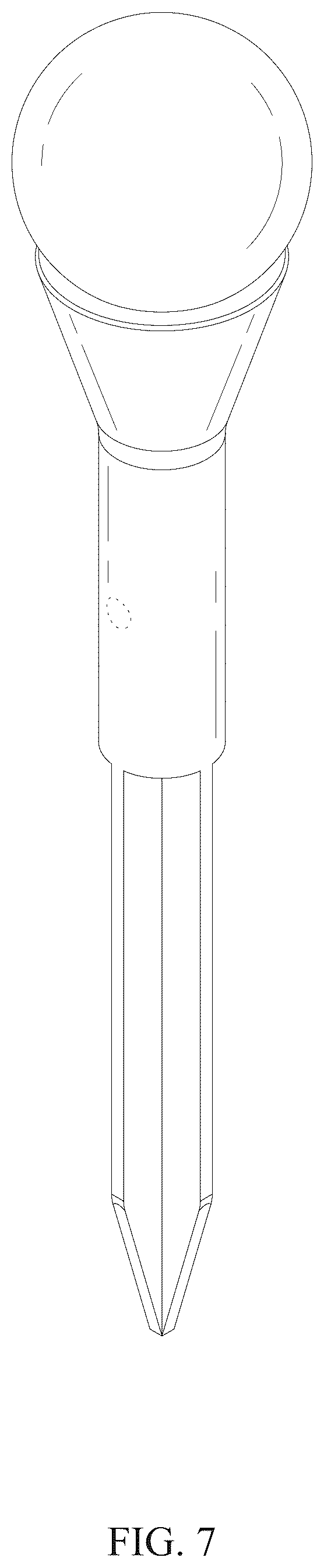Patent USD1045175 Figure 7 – Lawn lamp