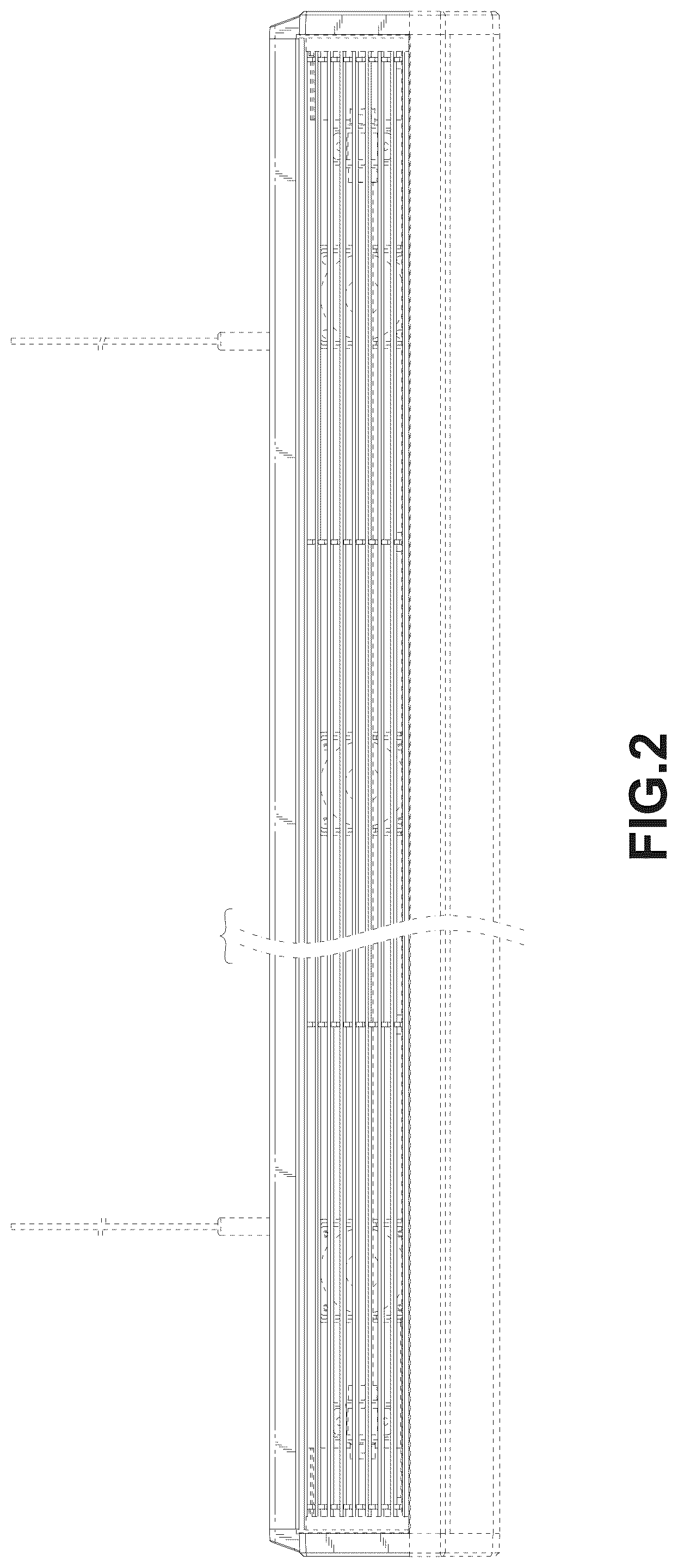 Patent USD1045176 Figure 2 – Ultraviolet sterilization line lamp