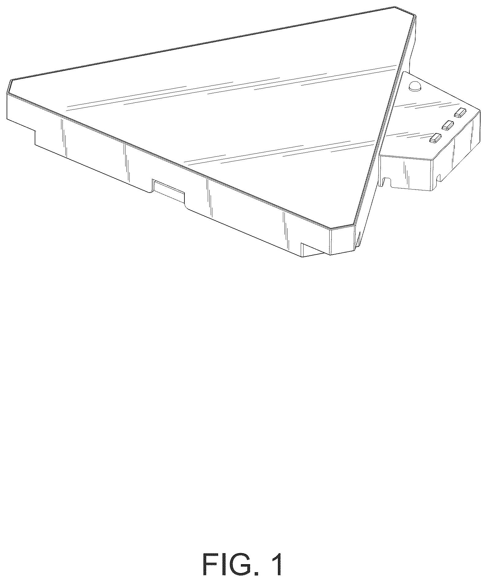 Patent USD1045177 — Triangular lamp — Figure 1