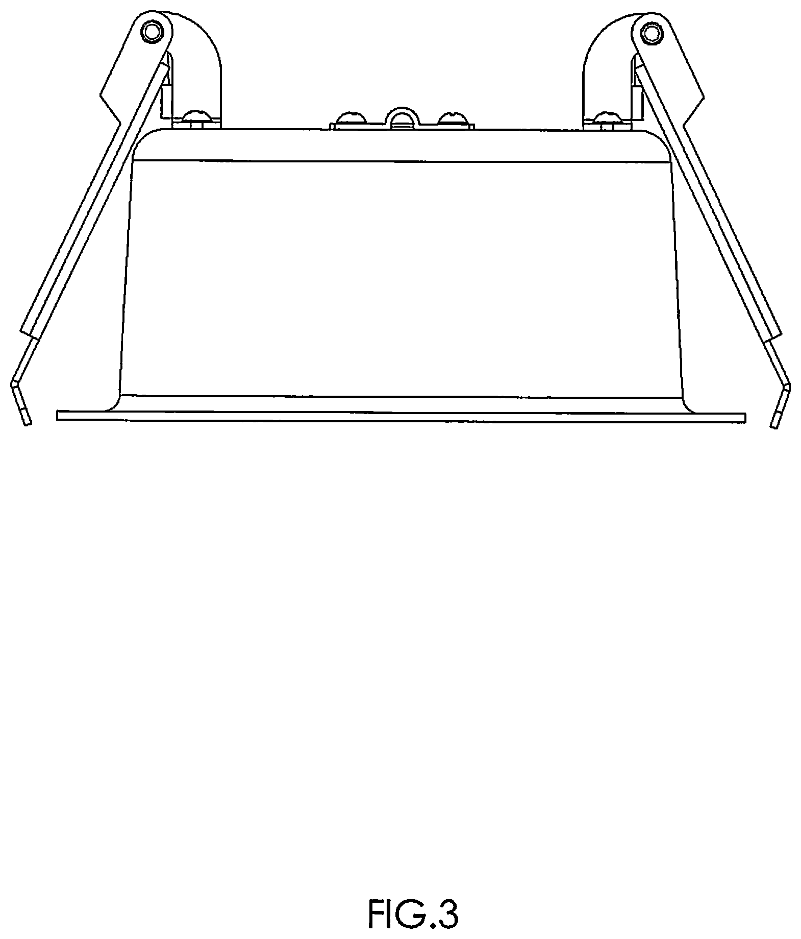 Patent USD1045180 Figure 3 – Fire rated light fixture housing