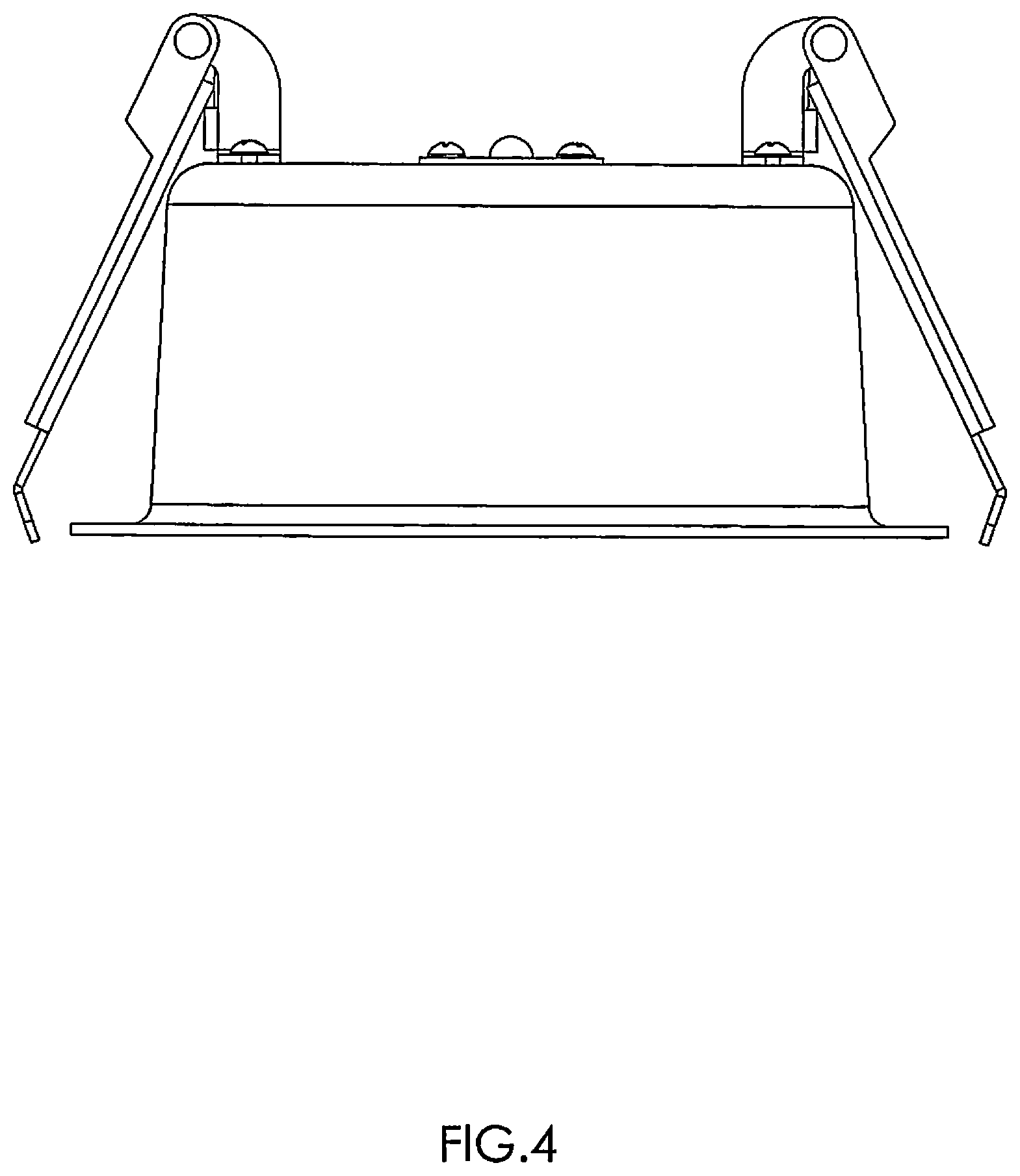 Patent USD1045180 Figure 4 – Fire rated light fixture housing